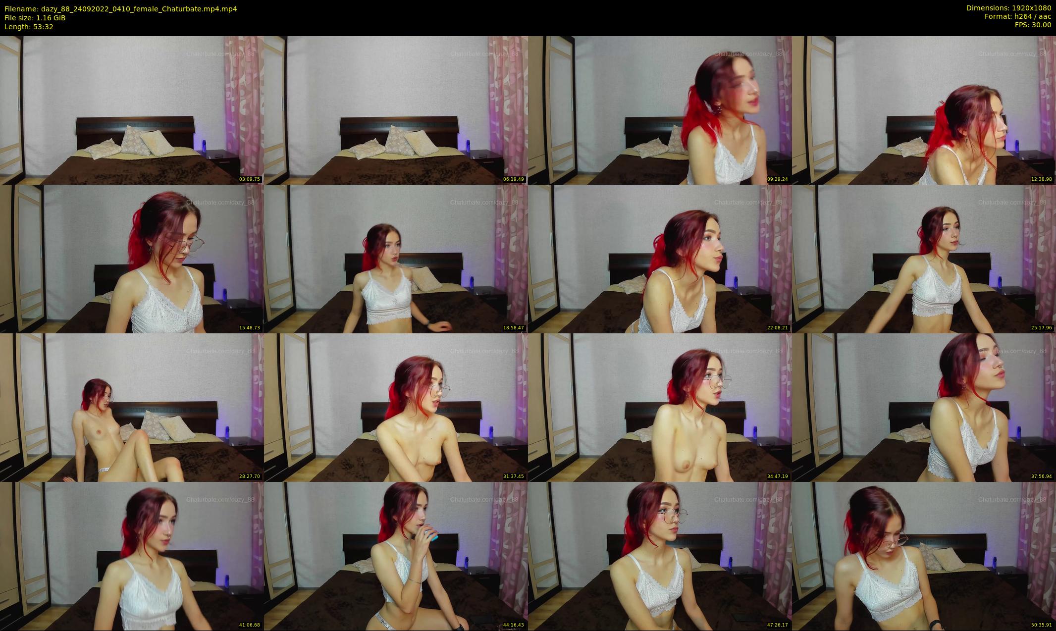 dazy_88 — 54 minute Chaturbate female cam show recording, 1080p, Sep 24, 2022