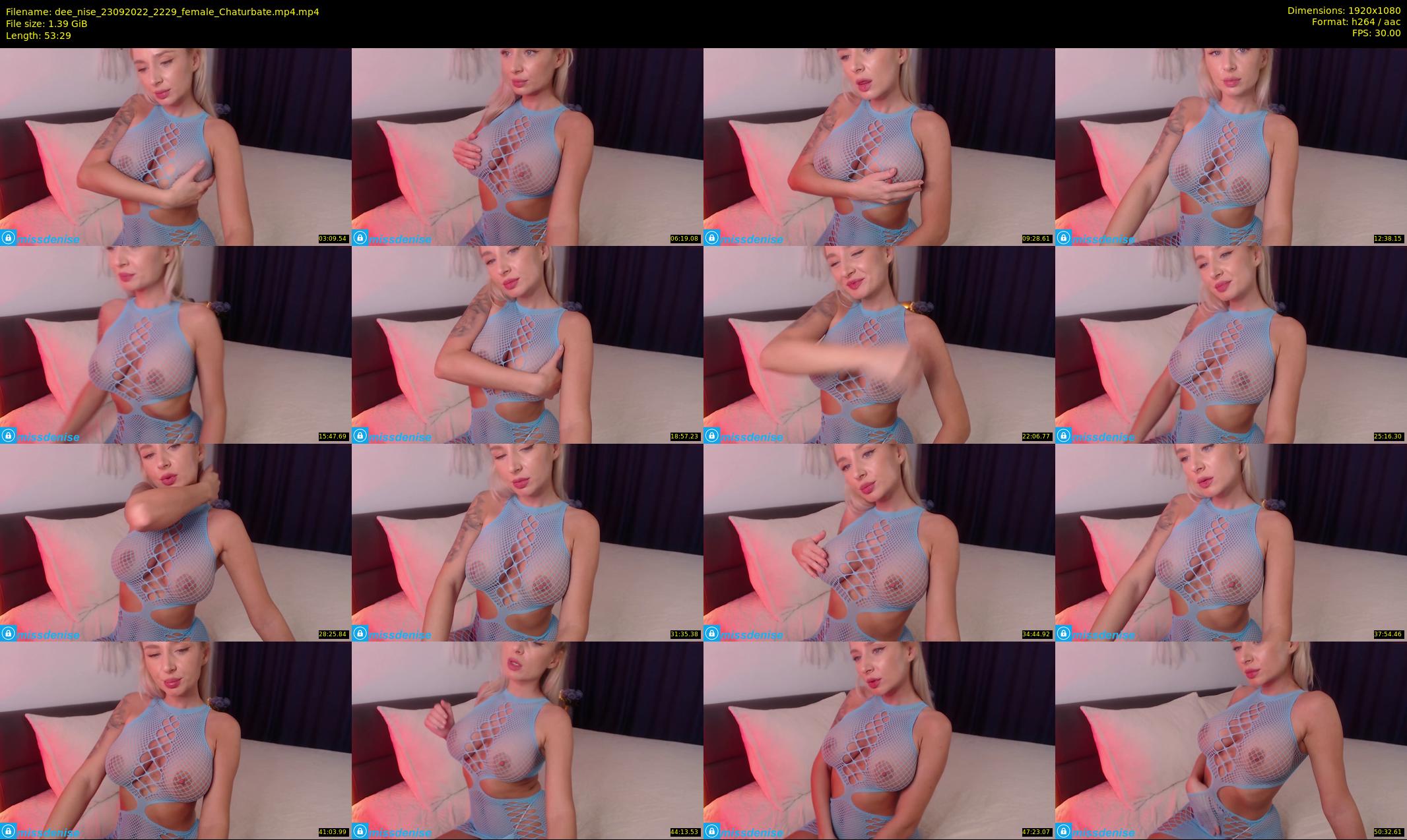 dee_nise — 54 minute Chaturbate female cam show recording, 1080p, Sep 23, 2022