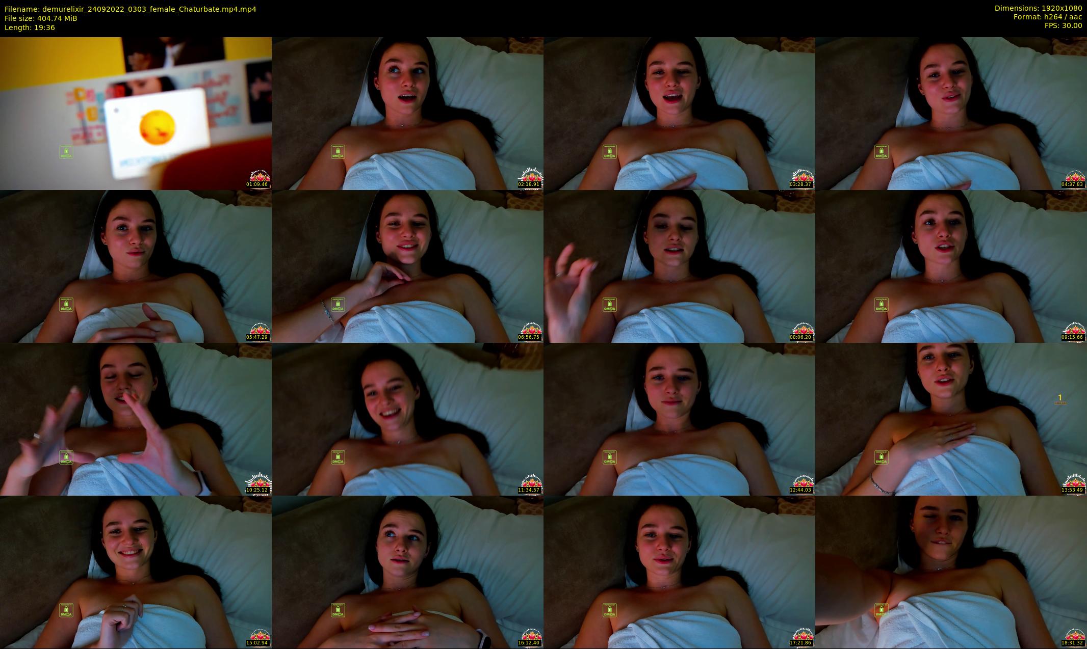 demurelixir — 20 minute Chaturbate female cam show recording, 1080p, Sep 24, 2022