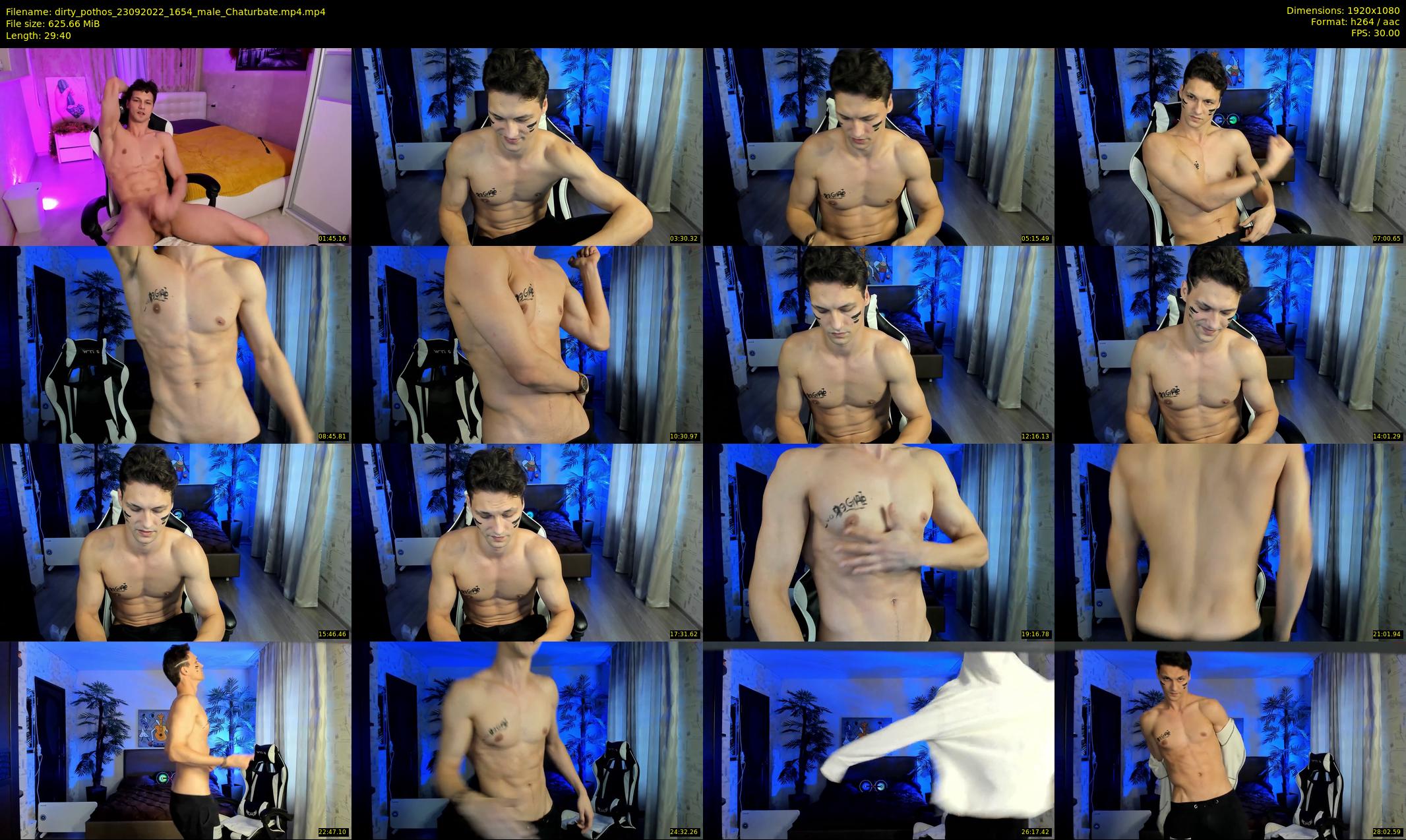 dirty_pothos — 30 minute Chaturbate male cam show recording, 1080p, Sep 23, 2022