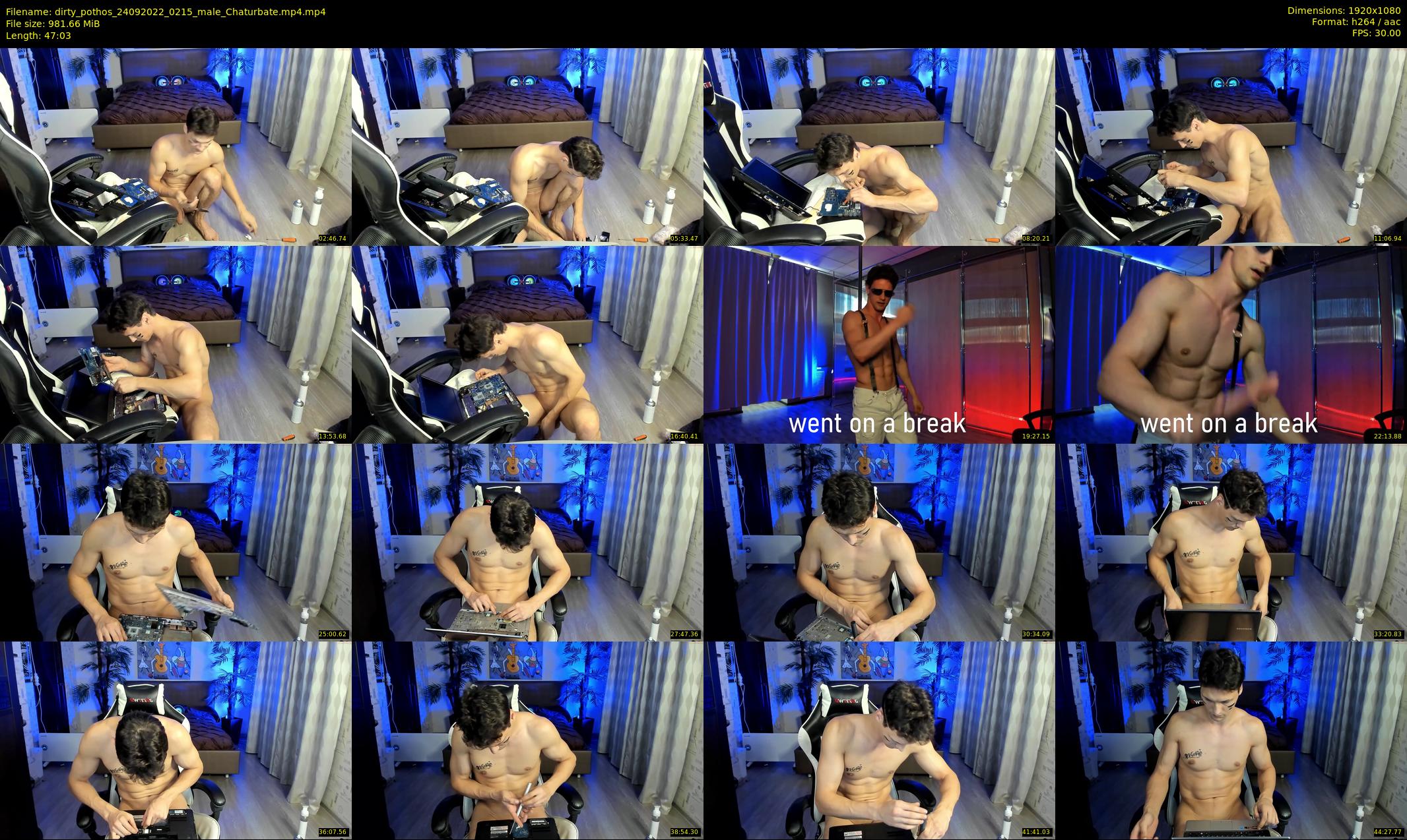 dirty_pothos — 48 minute Chaturbate male cam show recording, 1080p, Sep 24, 2022