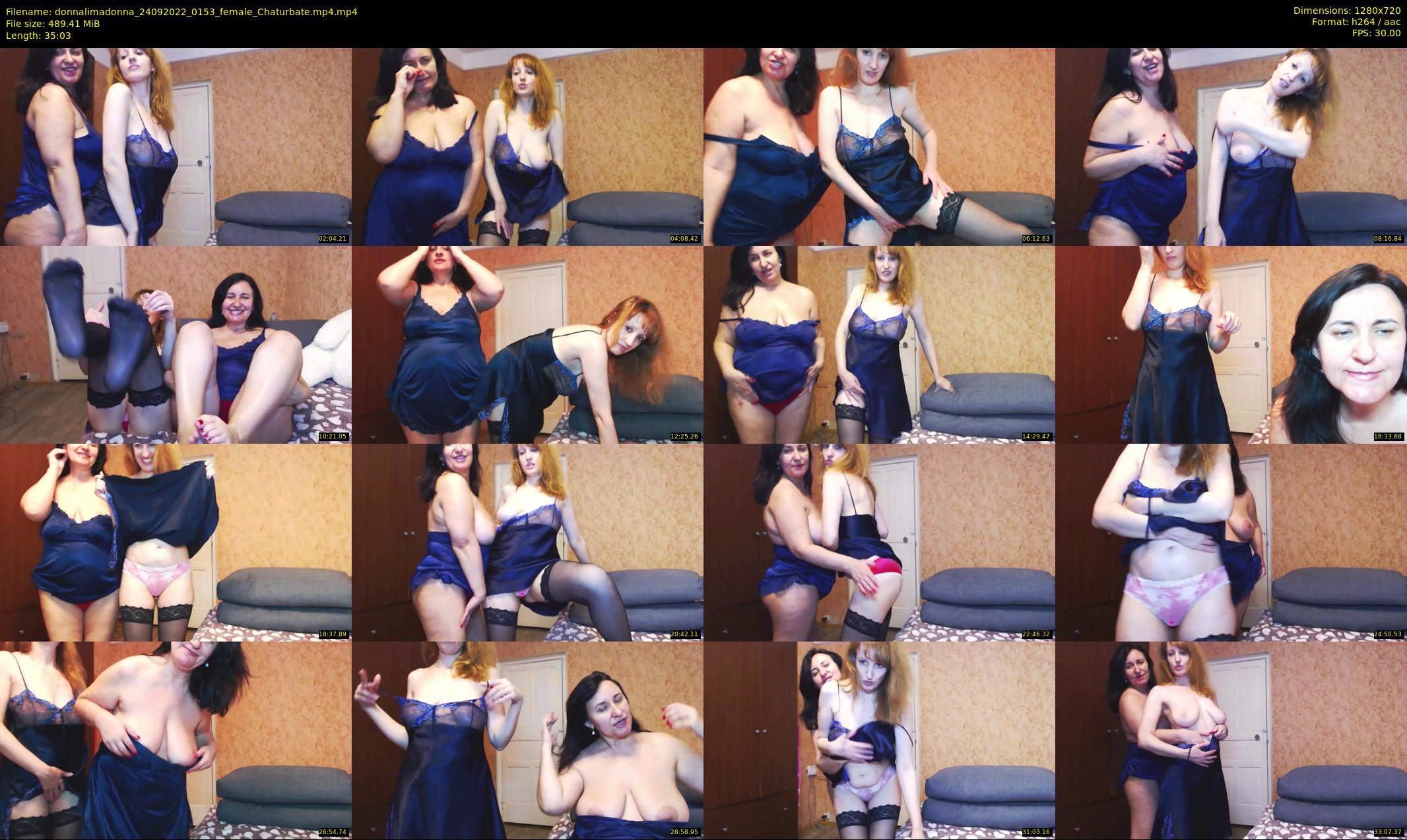 donnalimadonna — 36 minute Chaturbate female cam show recording, 720p, Sep 24, 2022