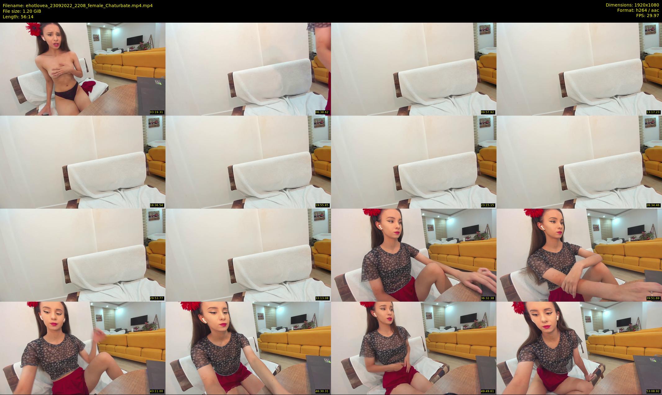 ehotlovea — 57 minute Chaturbate female cam show recording, 1080p, Sep 23, 2022
