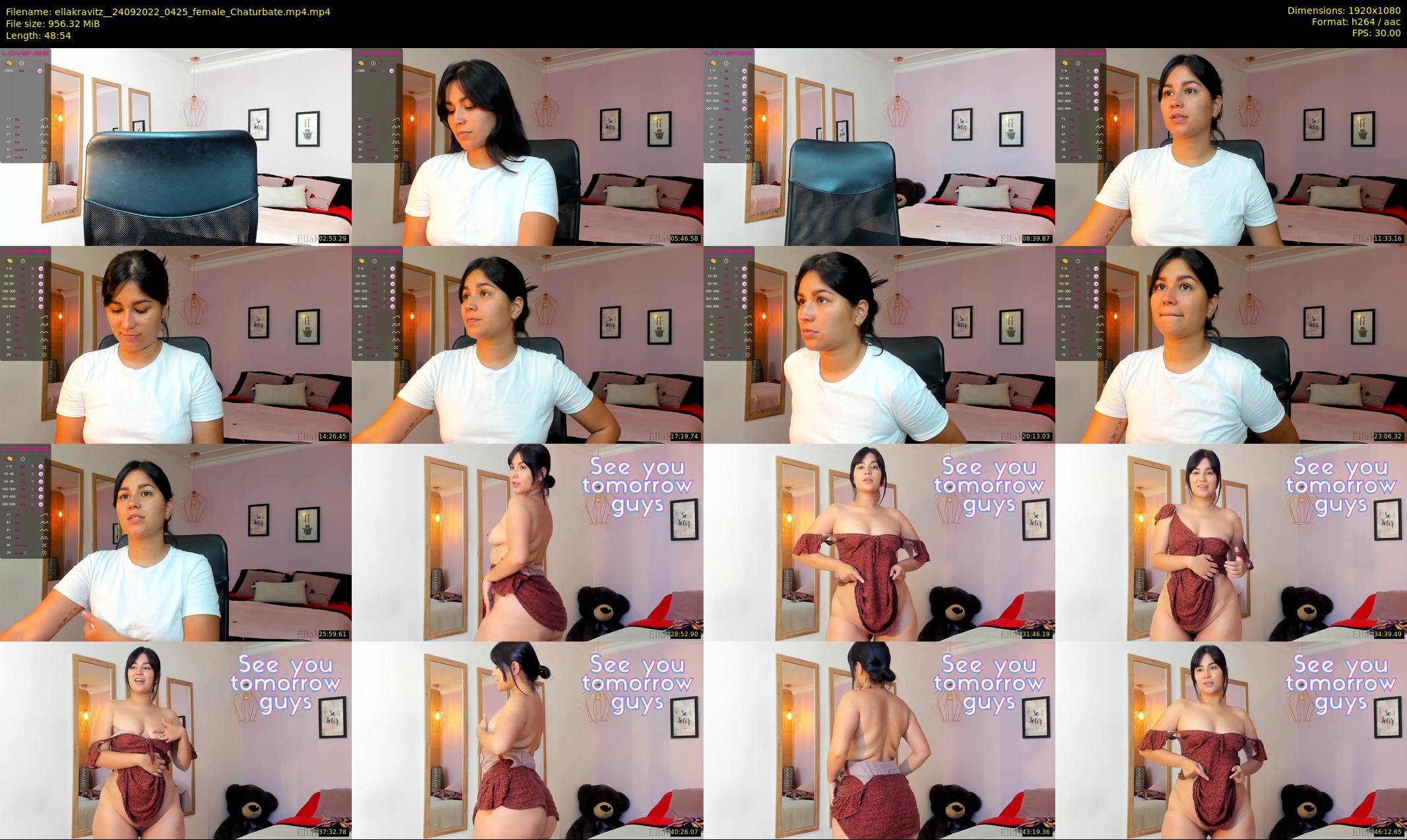 ellakravitz_ — 49 minute Chaturbate female cam show recording, 1080p, Sep 24, 2022