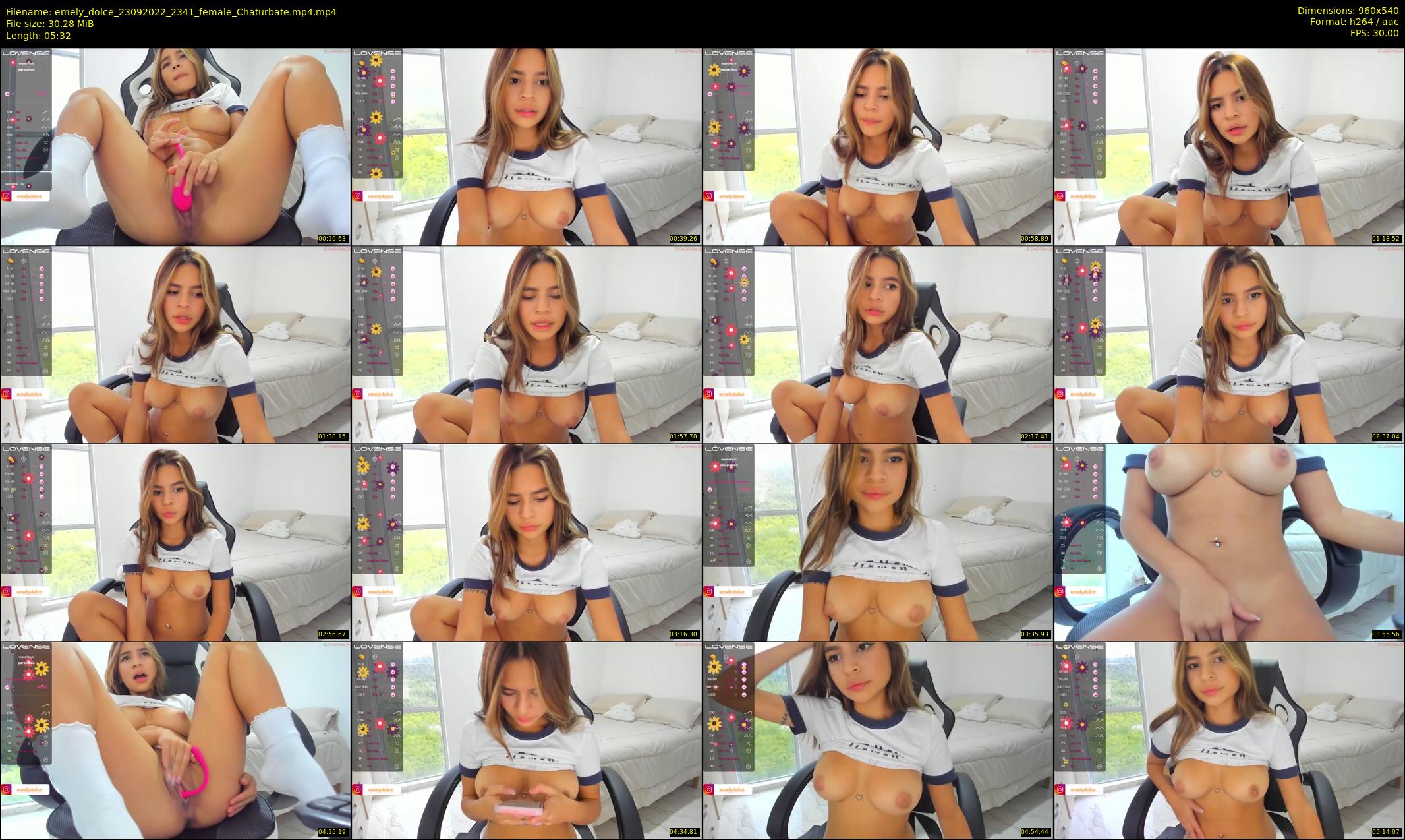 emely_dolce — 6 minute Chaturbate female cam show recording, 480p, Sep 23, 2022
