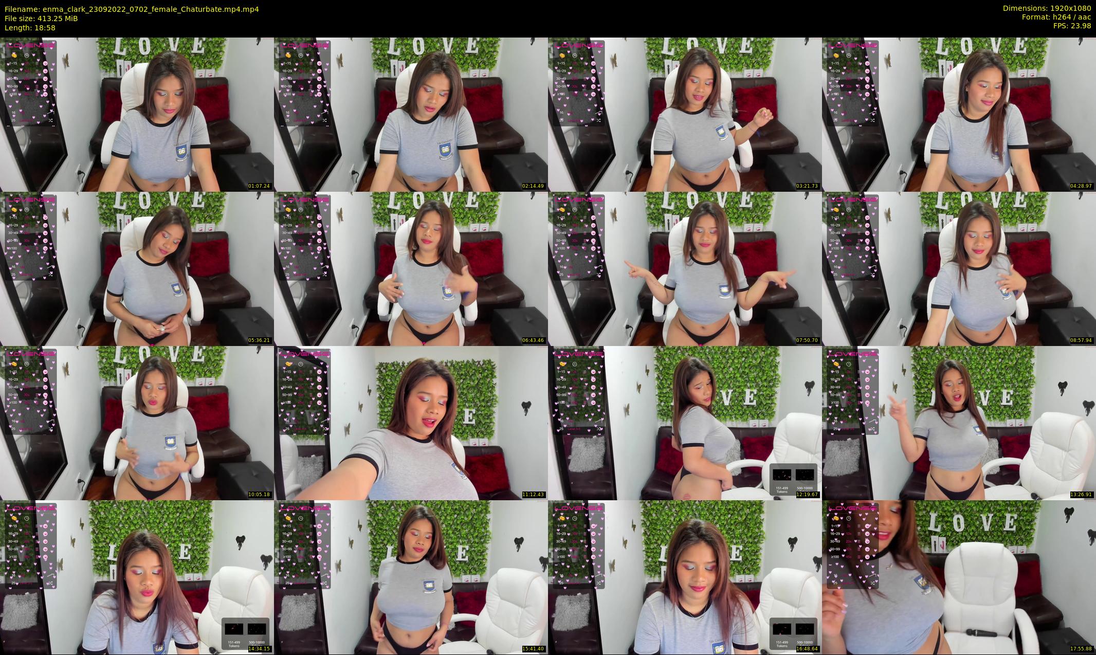 enma_clark — 19 minute Chaturbate female cam show recording, 1080p, Sep 23, 2022