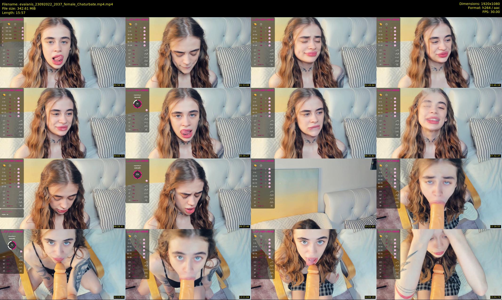 evalanis — 16 minute Chaturbate couple cam show recording, 1080p, Sep 23, 2022