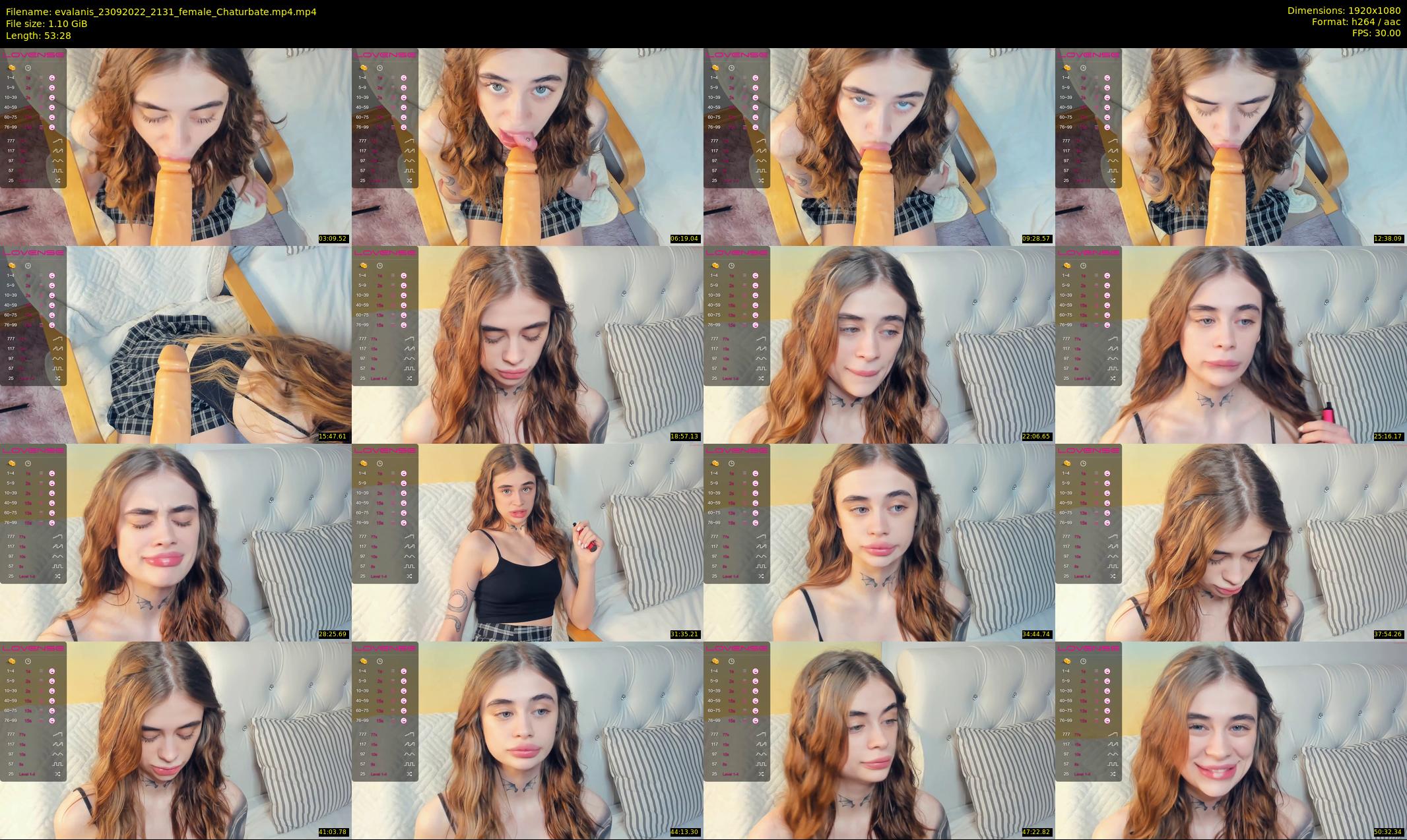 evalanis — 54 minute Chaturbate couple cam show recording, 1080p, Sep 23, 2022