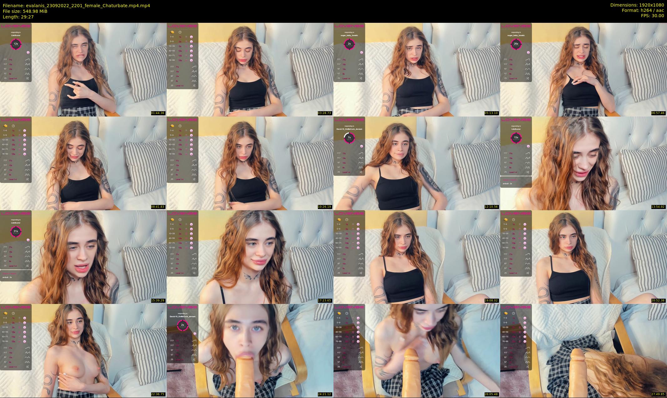 evalanis — 30 minute Chaturbate couple cam show recording, 1080p, Sep 23, 2022