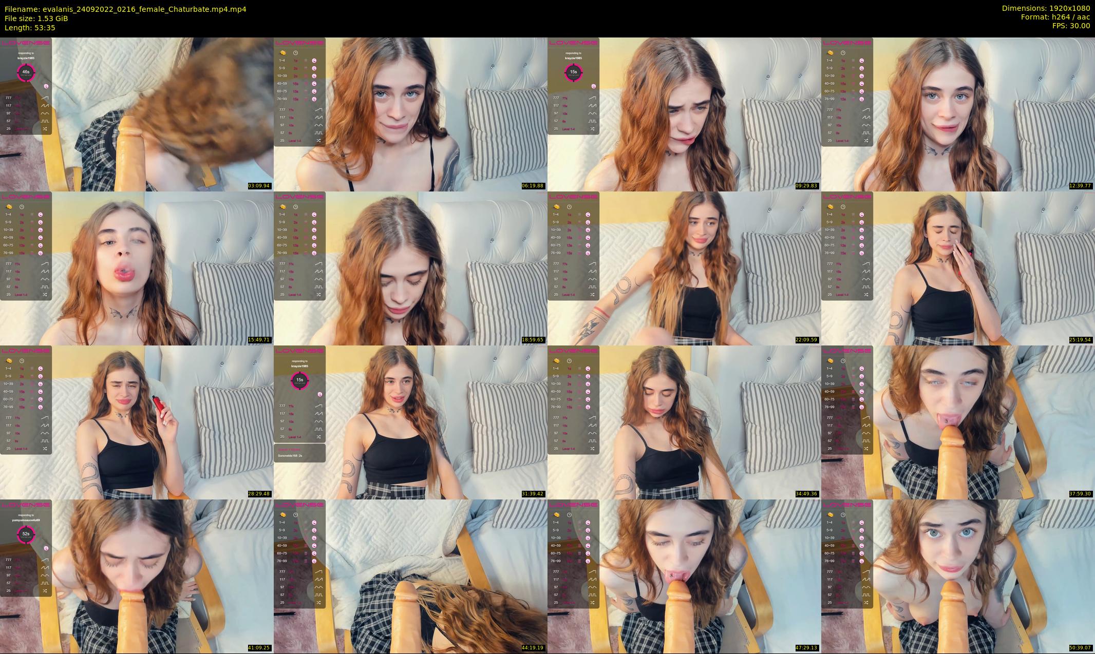 evalanis — 54 minute Chaturbate couple cam show recording, 1080p, Sep 24, 2022