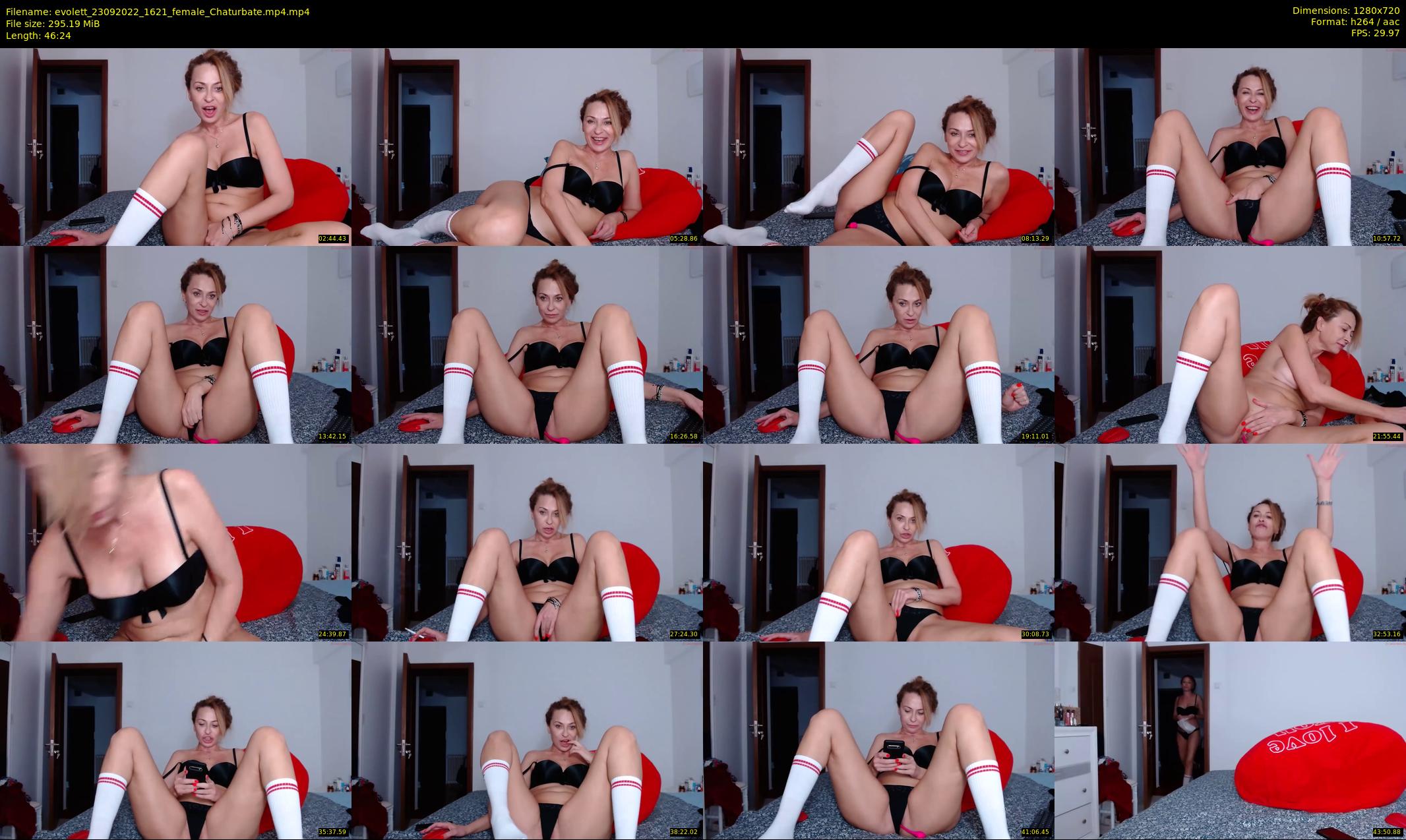 evolett — 47 minute Chaturbate female cam show recording, 720p, Sep 23, 2022