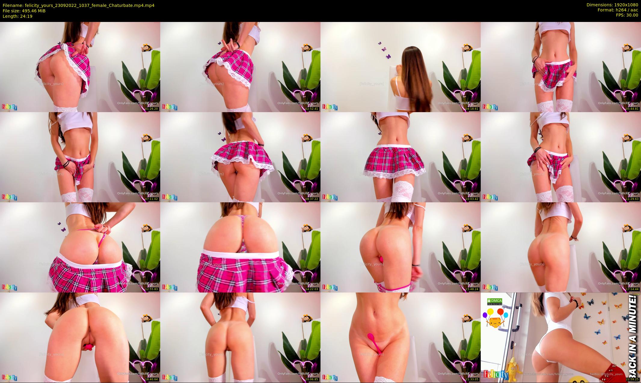 felicity_yours — 25 minute Chaturbate female cam show recording, 1080p, Sep 23, 2022