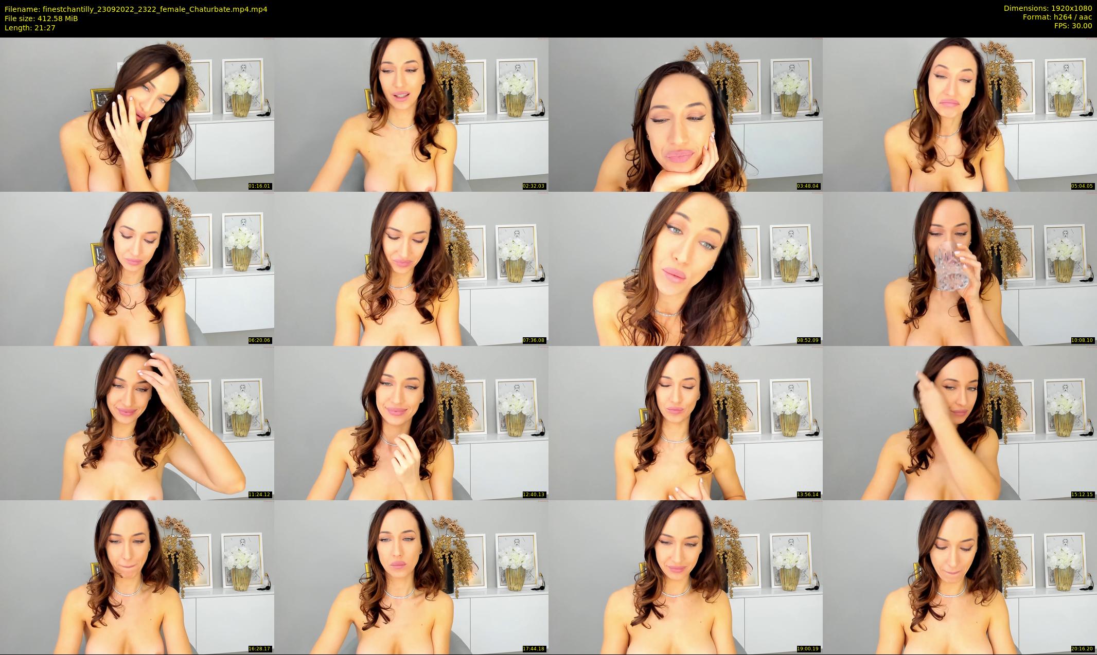finestchantilly — 22 minute Chaturbate female cam show recording, 1080p, Sep 23, 2022