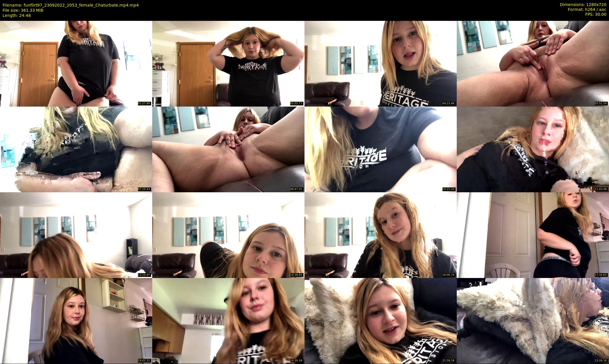 funflirt97 — 25 minute Chaturbate female cam show recording, 720p, Sep 23, 2022