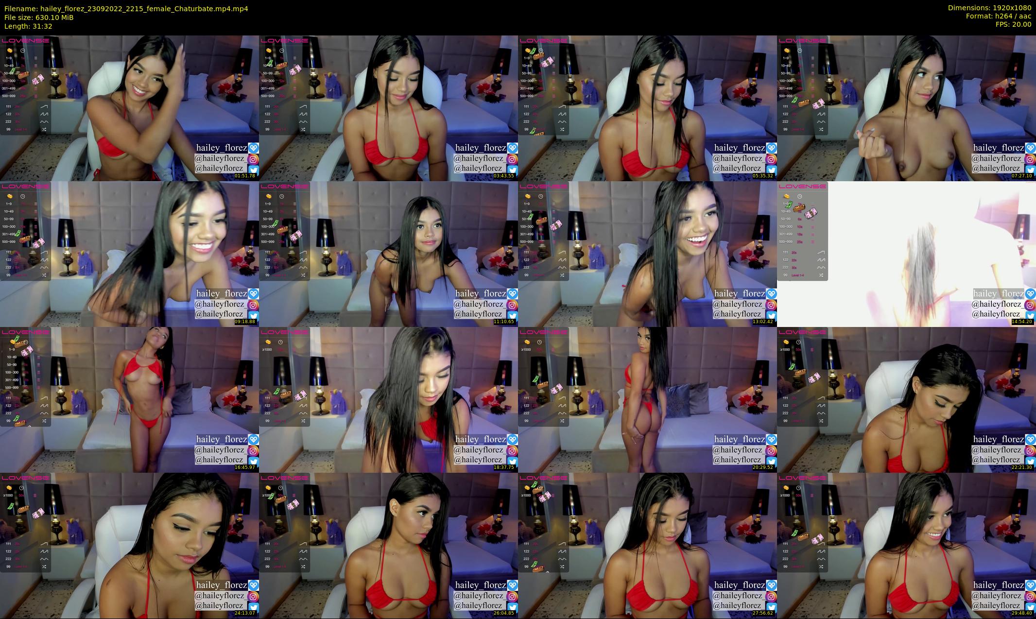 hailey_florez — 32 minute Chaturbate female cam show recording, 1080p, Sep 23, 2022