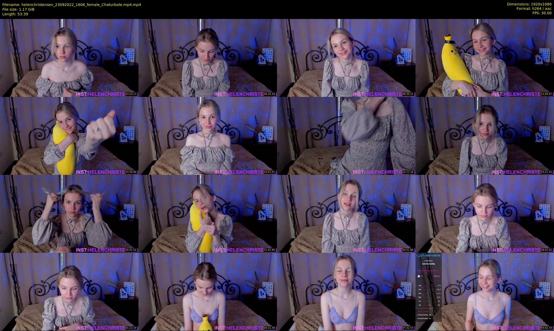 helenchristensen — 54 minute Chaturbate female cam show recording, 1080p, Sep 23, 2022