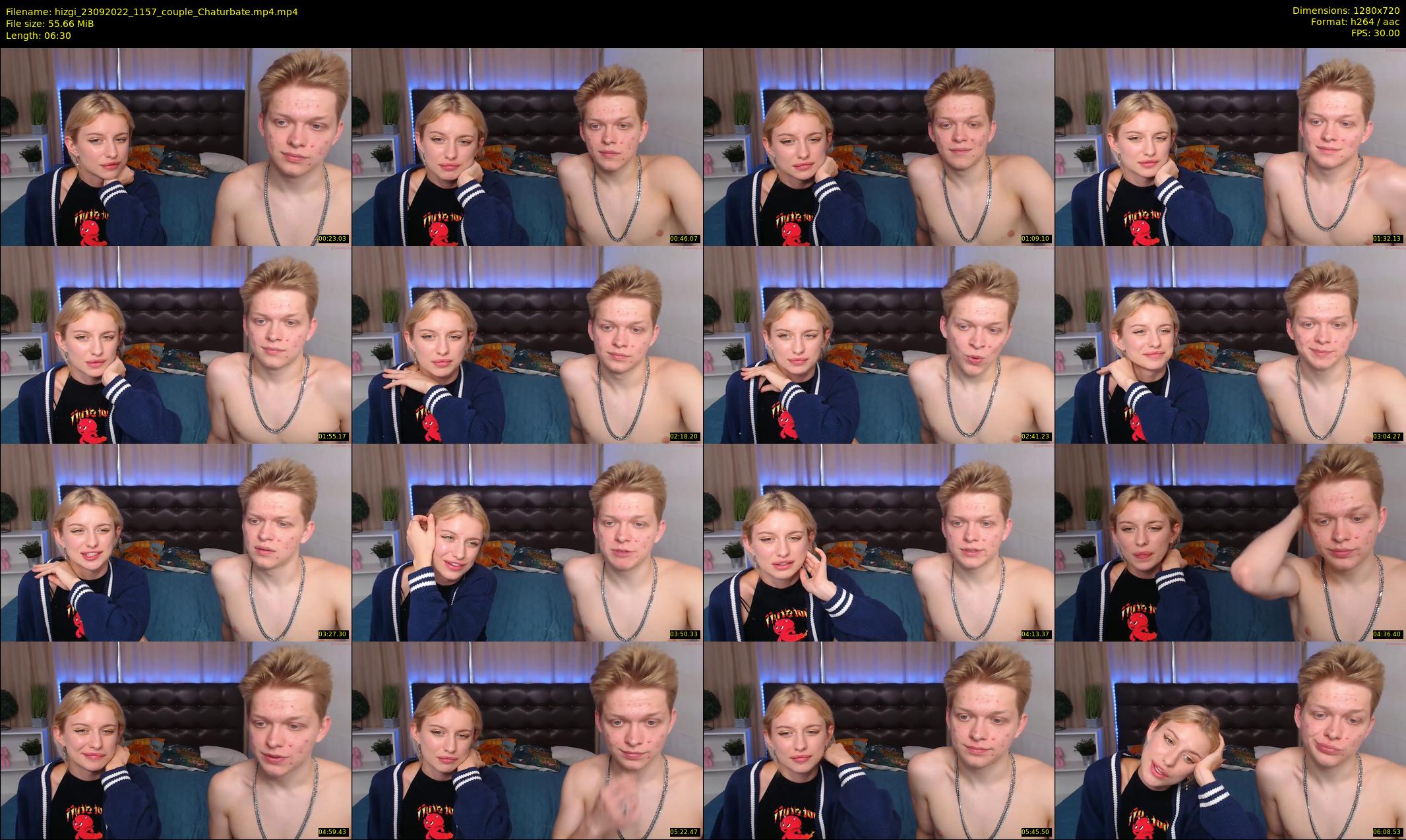 hizgi — 7 minute Chaturbate couple cam show recording, 720p, Sep 23, 2022