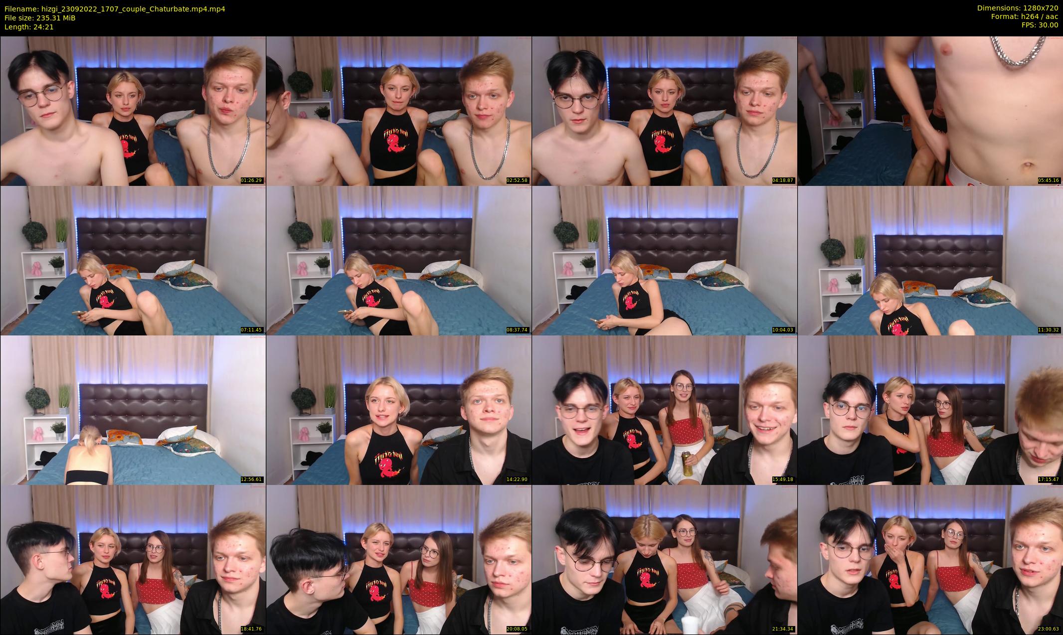 hizgi — 25 minute Chaturbate couple cam show recording, 720p, Sep 23, 2022