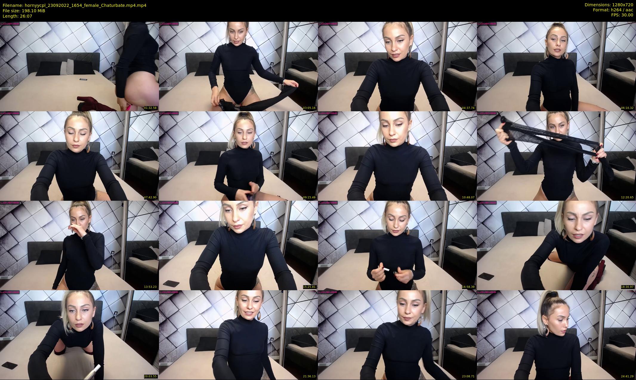 hornyycpl — 27 minute Chaturbate couple cam show recording, 720p, Sep 23, 2022