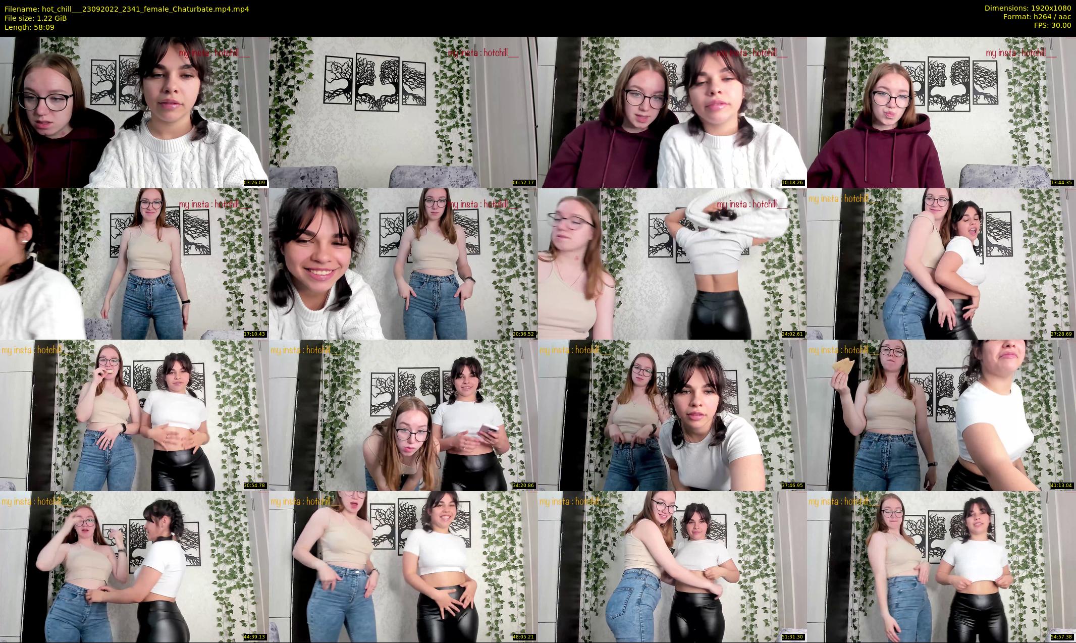 hot_chill__ — 59 minute Chaturbate female cam show recording, 1080p, Sep 23, 2022