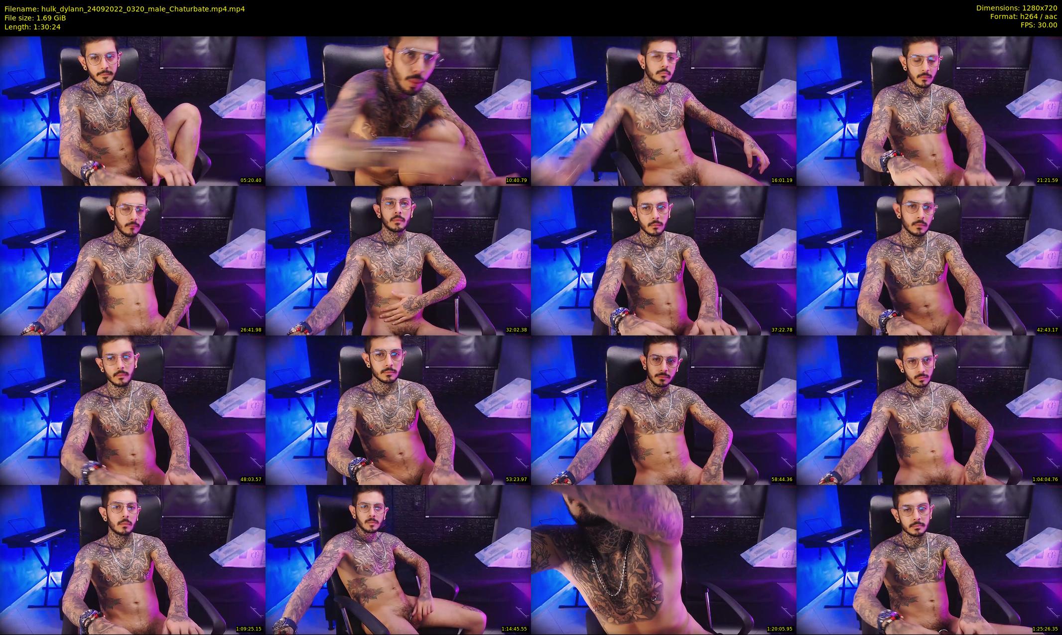 hulk_dylann — 91 minute Chaturbate male cam show recording, 720p, Sep 24, 2022
