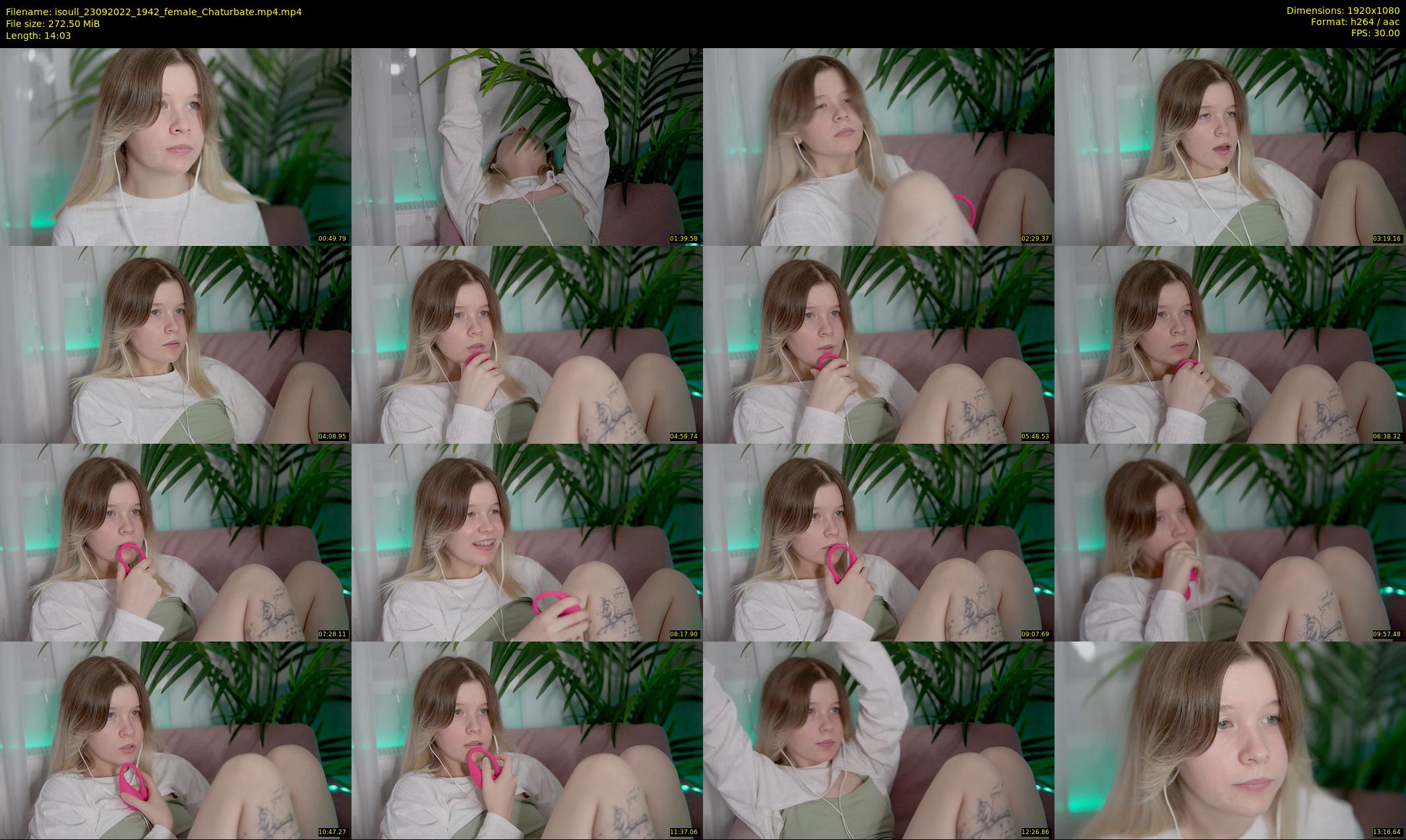 isoull — 15 minute Chaturbate female cam show recording, 1080p, Sep 23, 2022