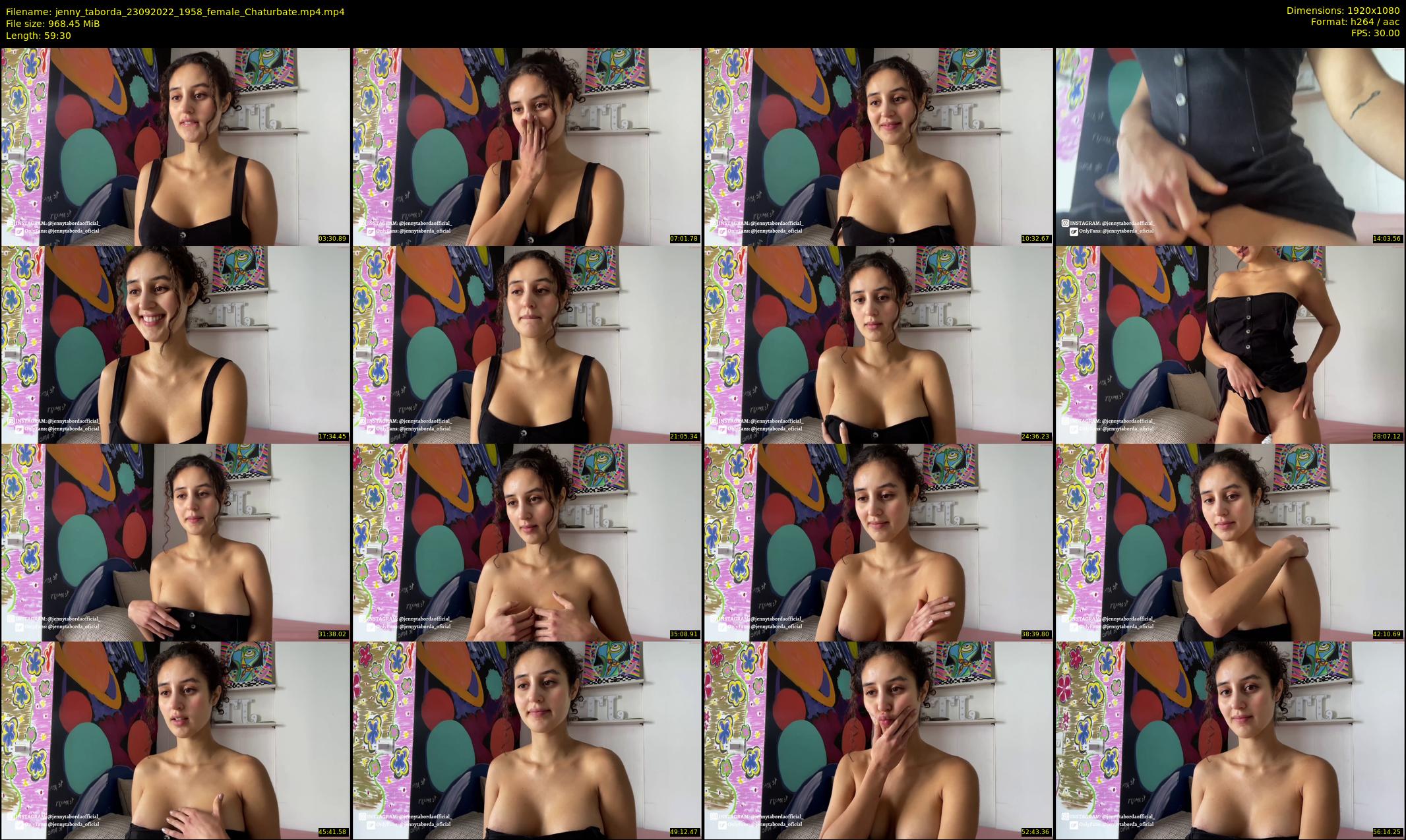 jenny_taborda — 60 minute Chaturbate female cam show recording, 1080p, Sep 23, 2022