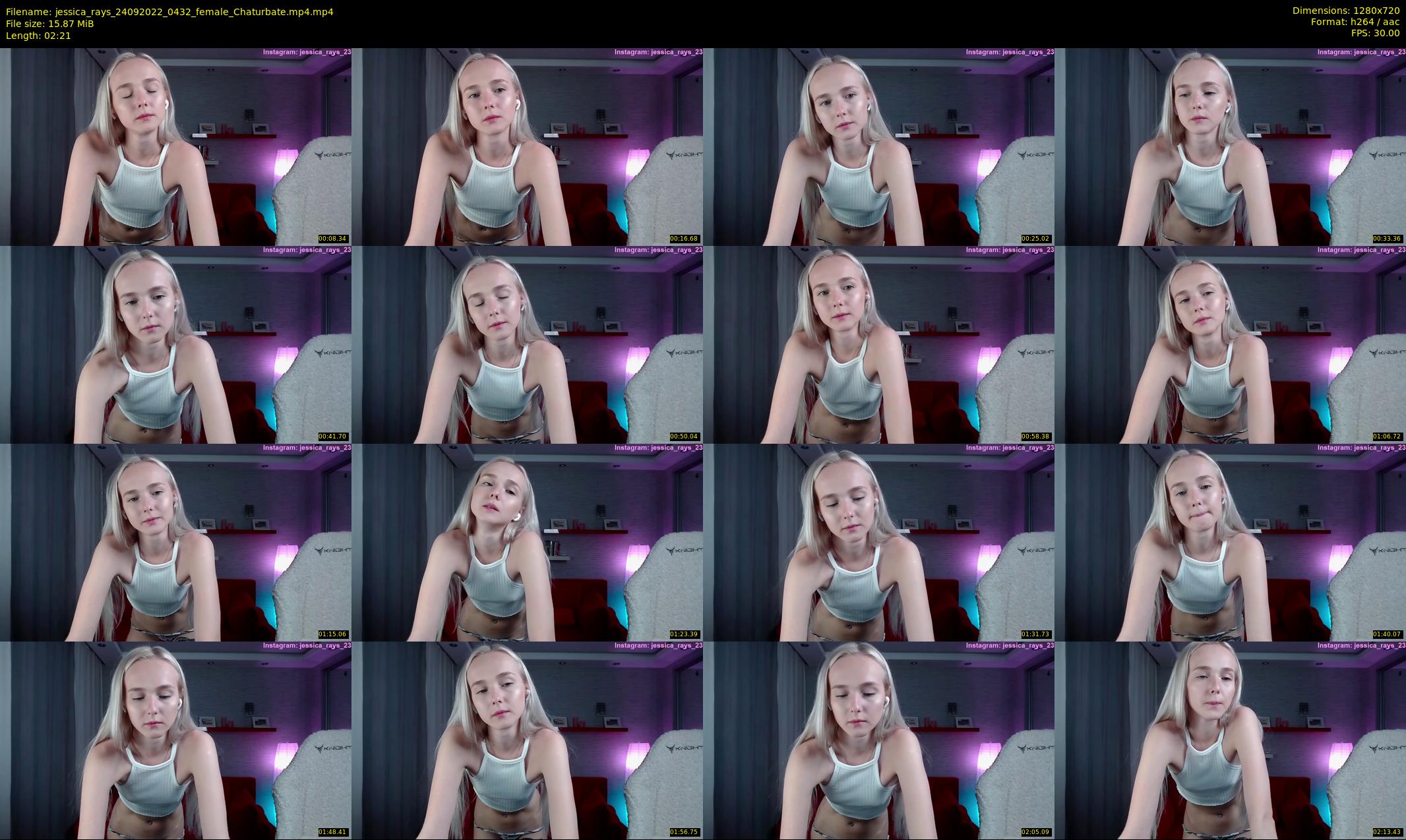 jessica_rays — 3 minute Chaturbate couple cam show recording, 720p, Sep 24, 2022