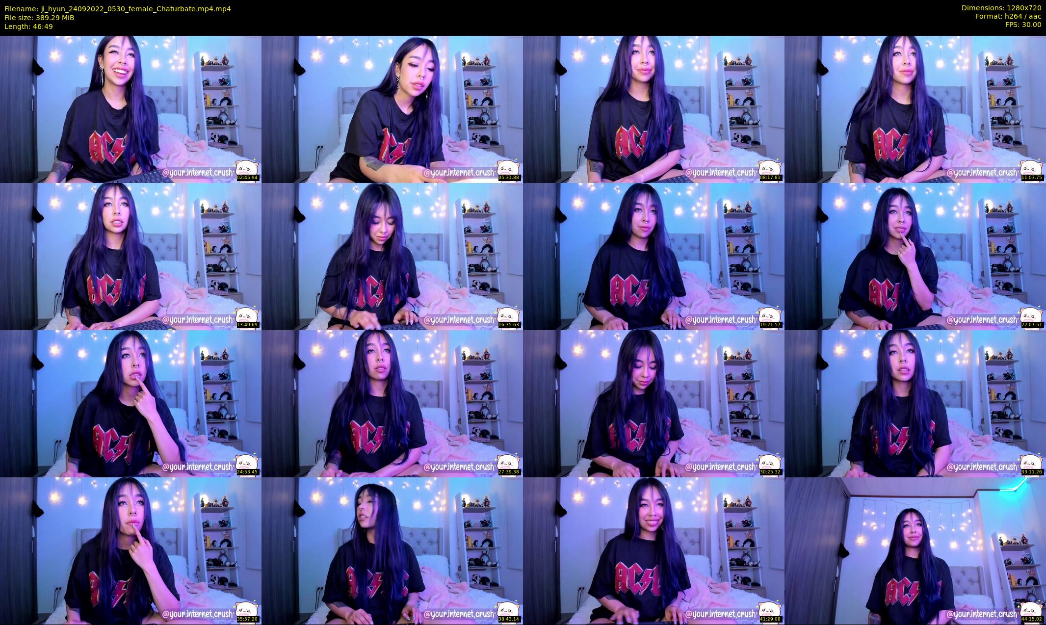 ji_hyun — 47 minute Chaturbate female cam show recording, 720p, Sep 24, 2022