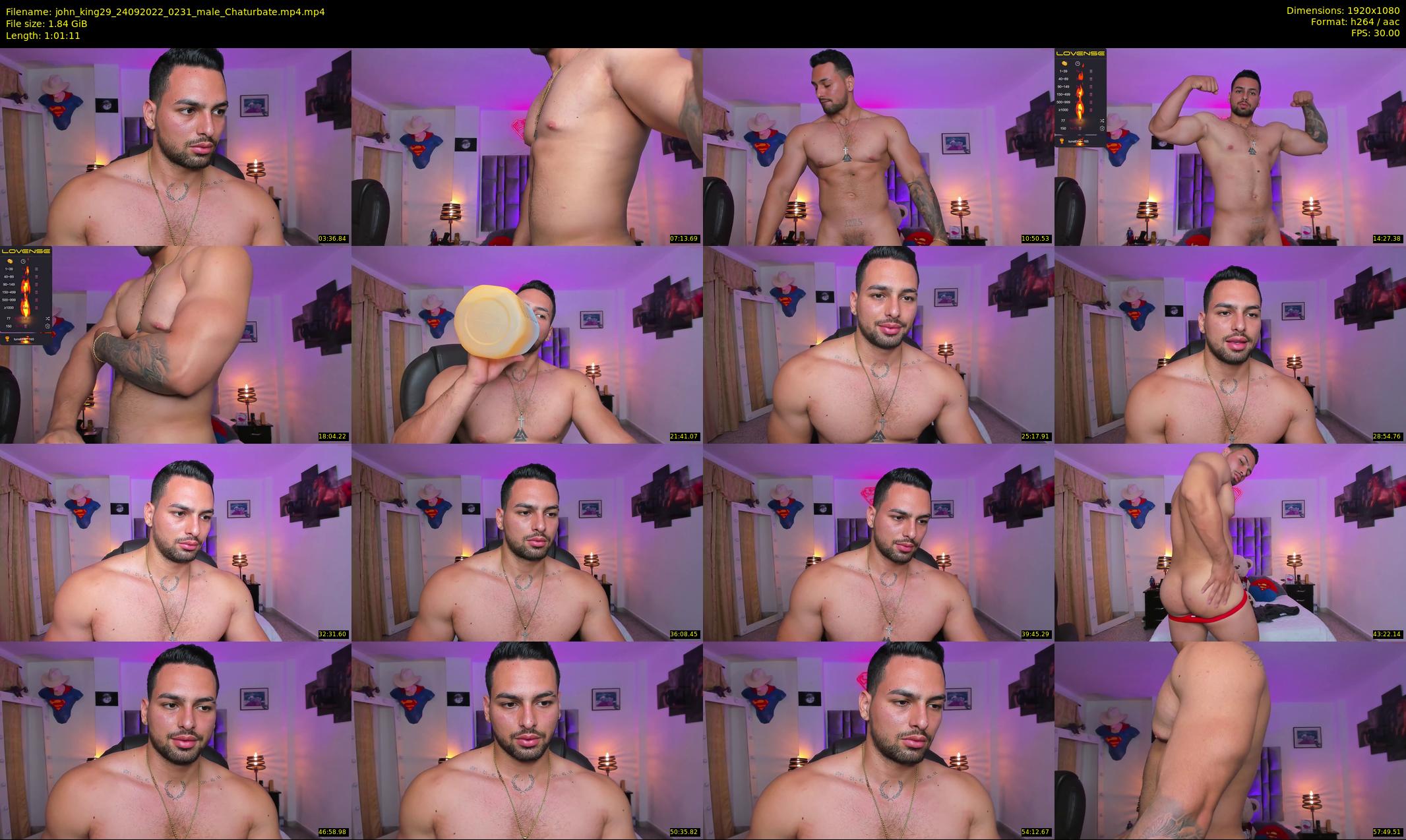 john_king29 — 62 minute Chaturbate male cam show recording, 1080p, Sep 24, 2022