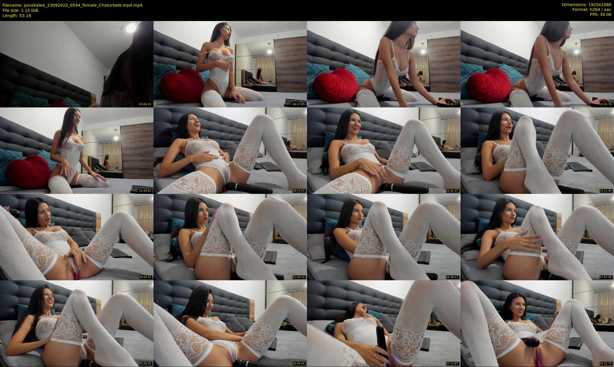 juicekatee — 54 minute Chaturbate female cam show recording, 1080p, Sep 23, 2022