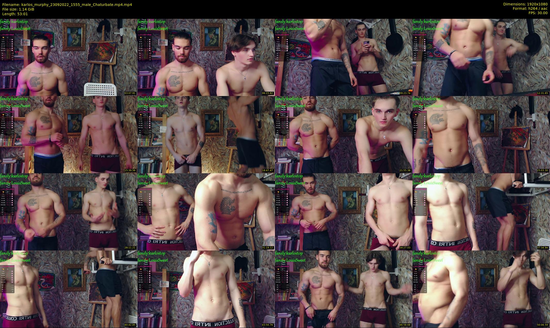karlos_murphy — 54 minute Chaturbate male cam show recording, 1080p, Sep 23, 2022