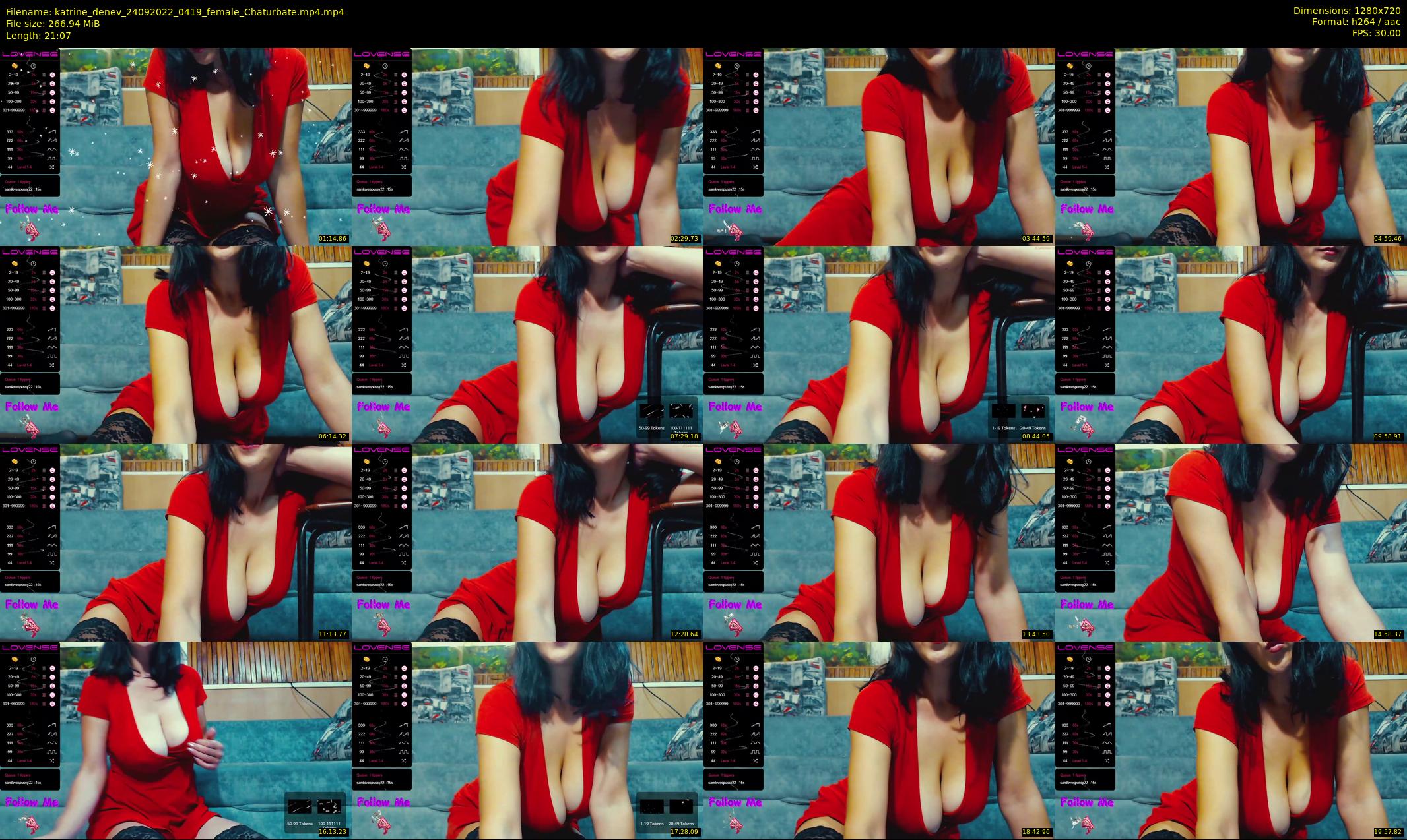 katrine_denev — 22 minute Chaturbate female cam show recording, 720p, Sep 24, 2022