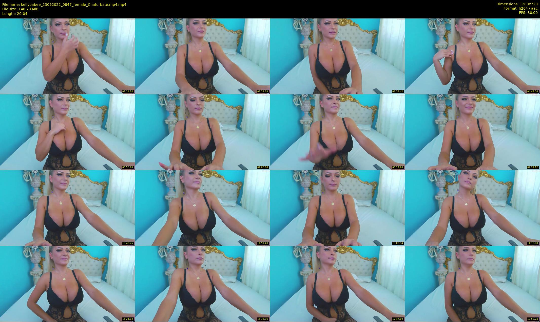 kellybabee — 21 minute Chaturbate female cam show recording, 720p, Sep 23, 2022