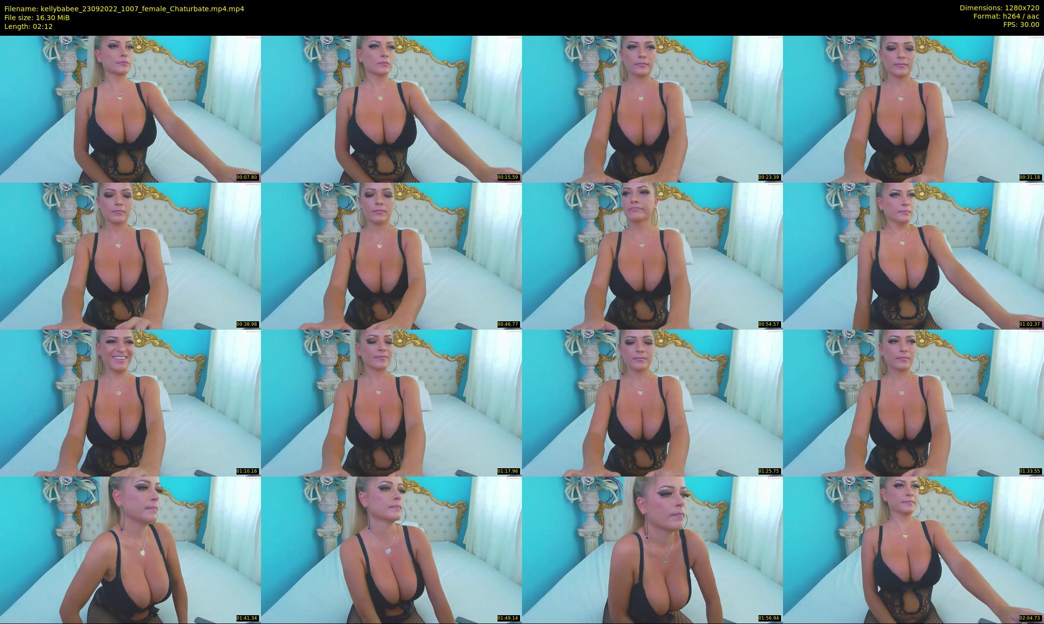 kellybabee — 3 minute Chaturbate female cam show recording, 720p, Sep 23, 2022
