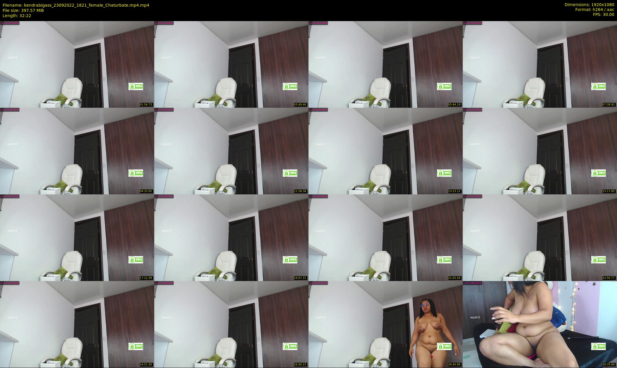 kendrabigass — 33 minute Chaturbate female cam show recording, 1080p, Sep 23, 2022
