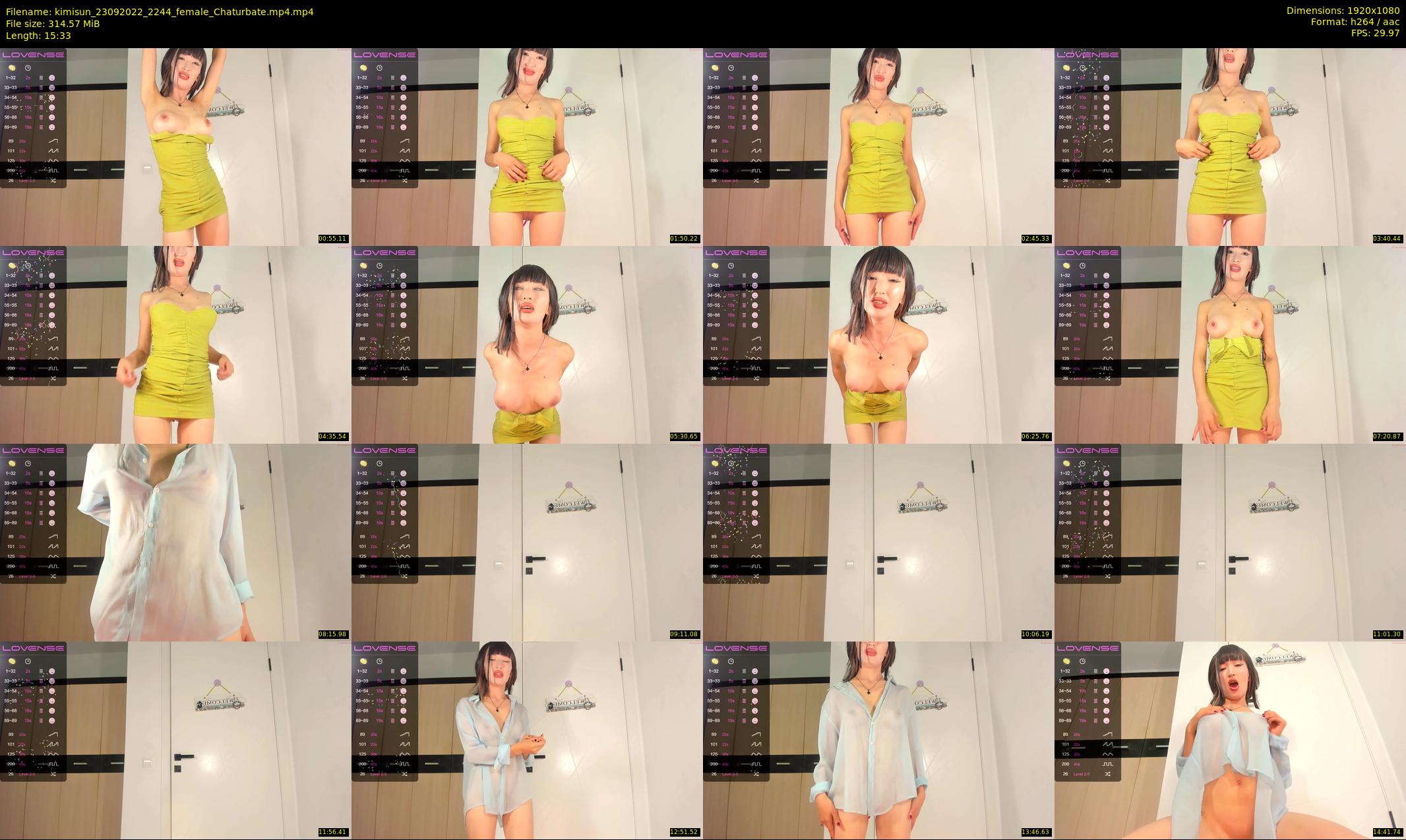 kimisun — 16 minute Chaturbate female cam show recording, 1080p, Sep 23, 2022