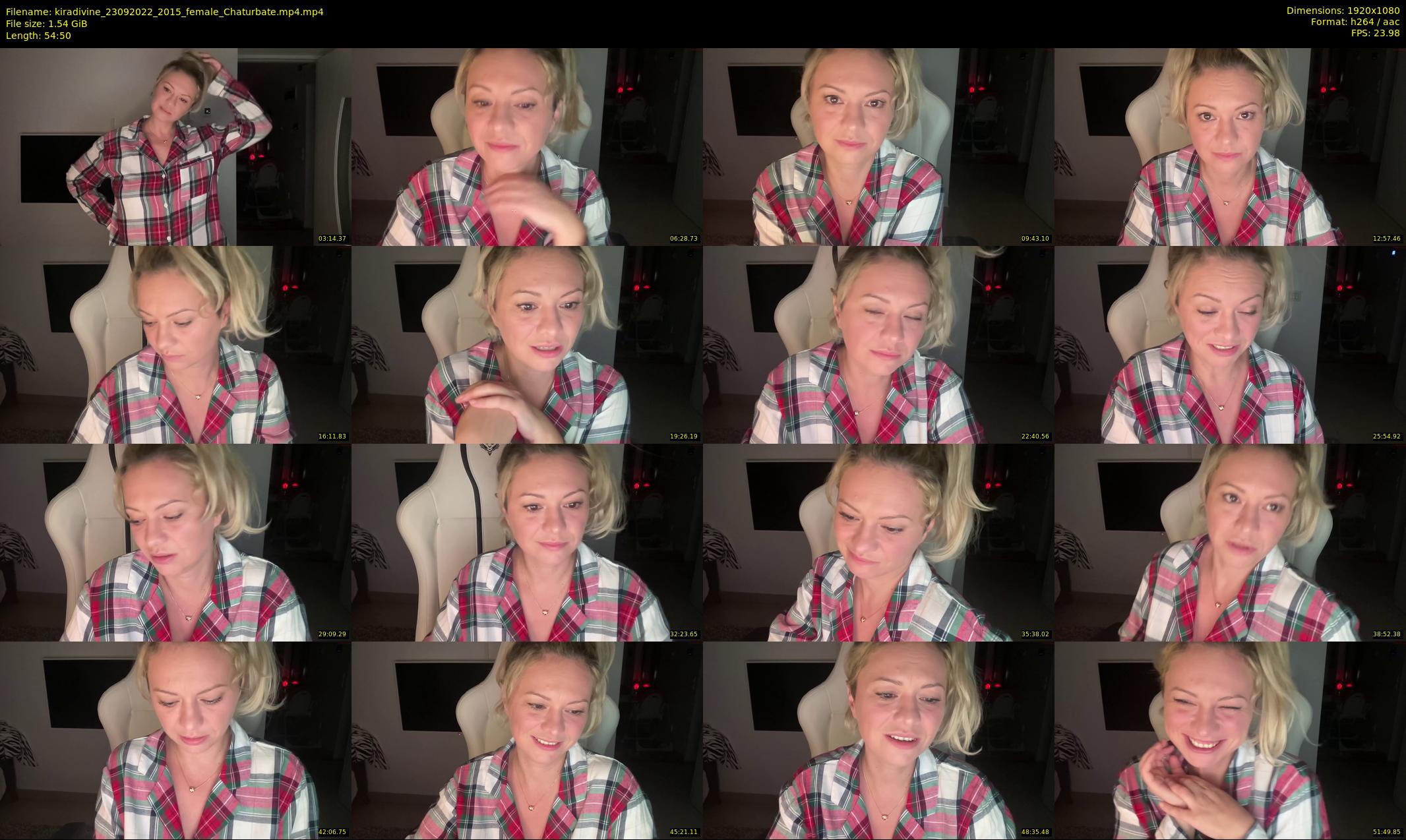 kiradivine — 55 minute Chaturbate female cam show recording, 1080p, Sep 23, 2022