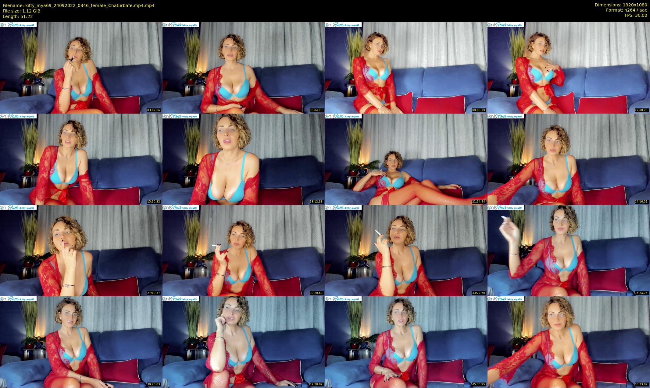 kitty_mya69 — 52 minute Chaturbate female cam show recording, 1080p, Sep 24, 2022