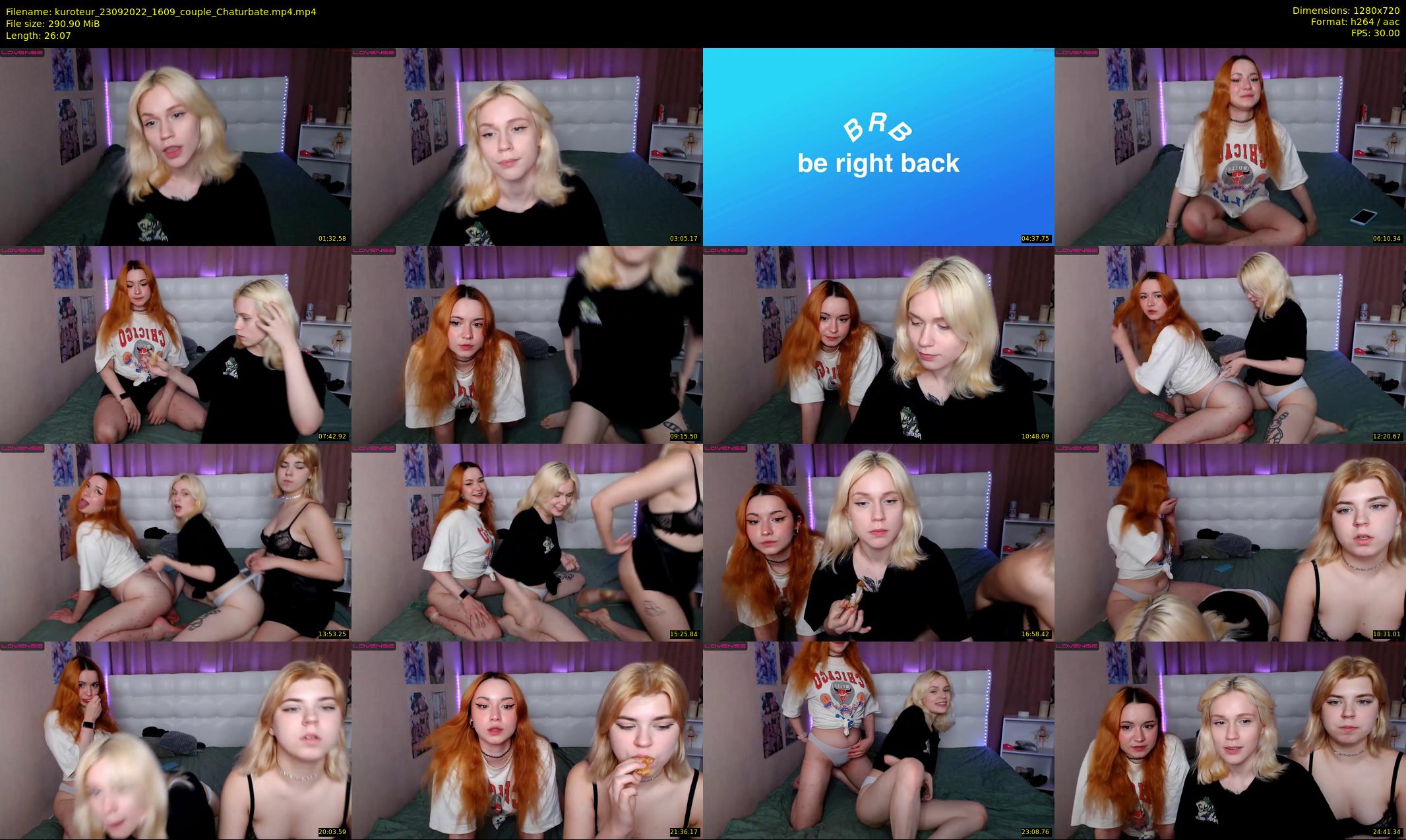 kuroteur — 27 minute Chaturbate couple cam show recording, 720p, Sep 23, 2022