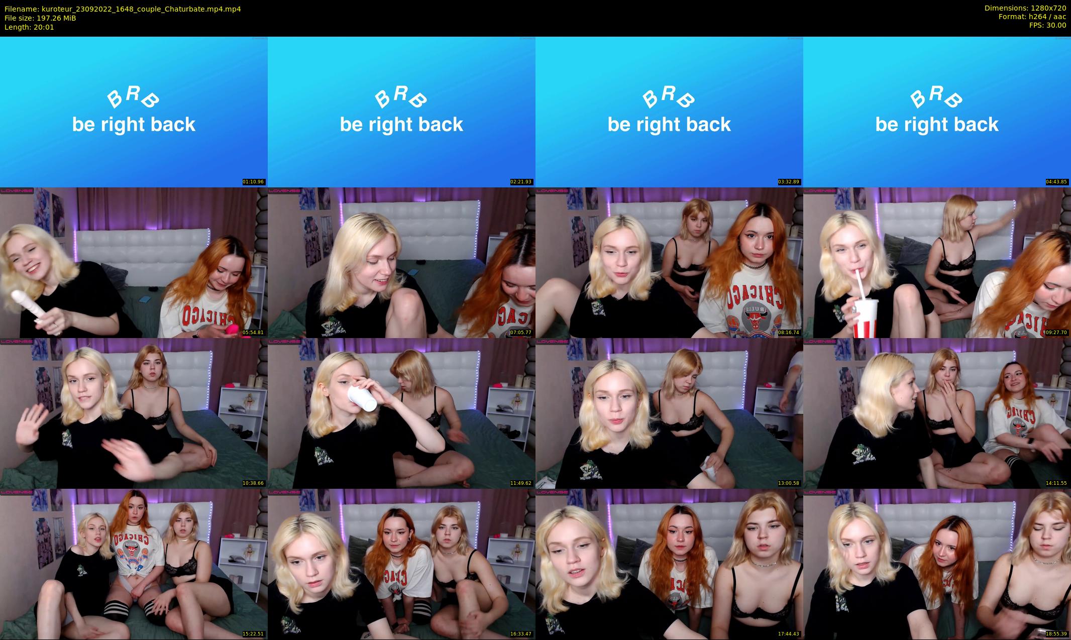 kuroteur — 21 minute Chaturbate couple cam show recording, 720p, Sep 23, 2022