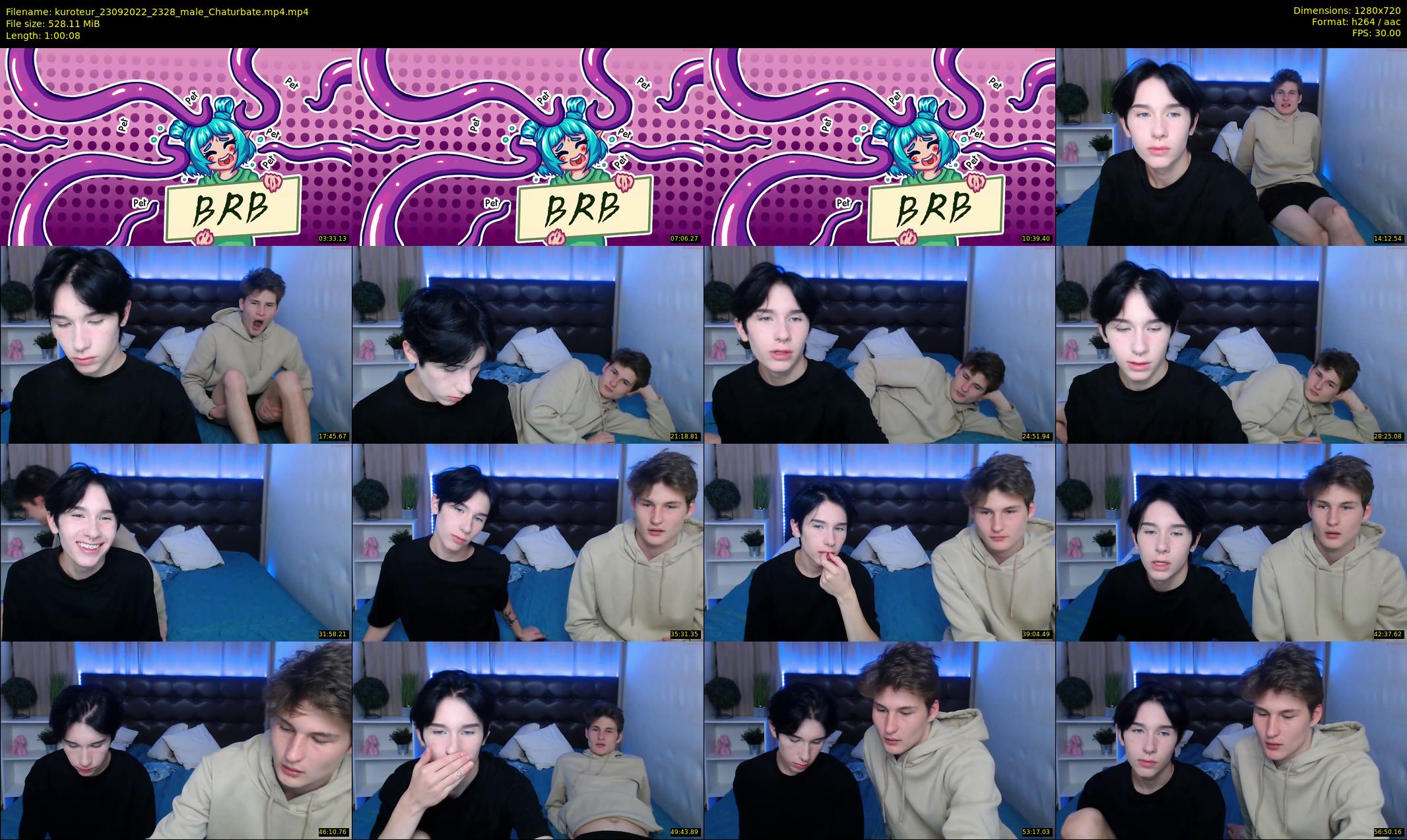 kuroteur — 61 minute Chaturbate couple cam show recording, 720p, Sep 23, 2022