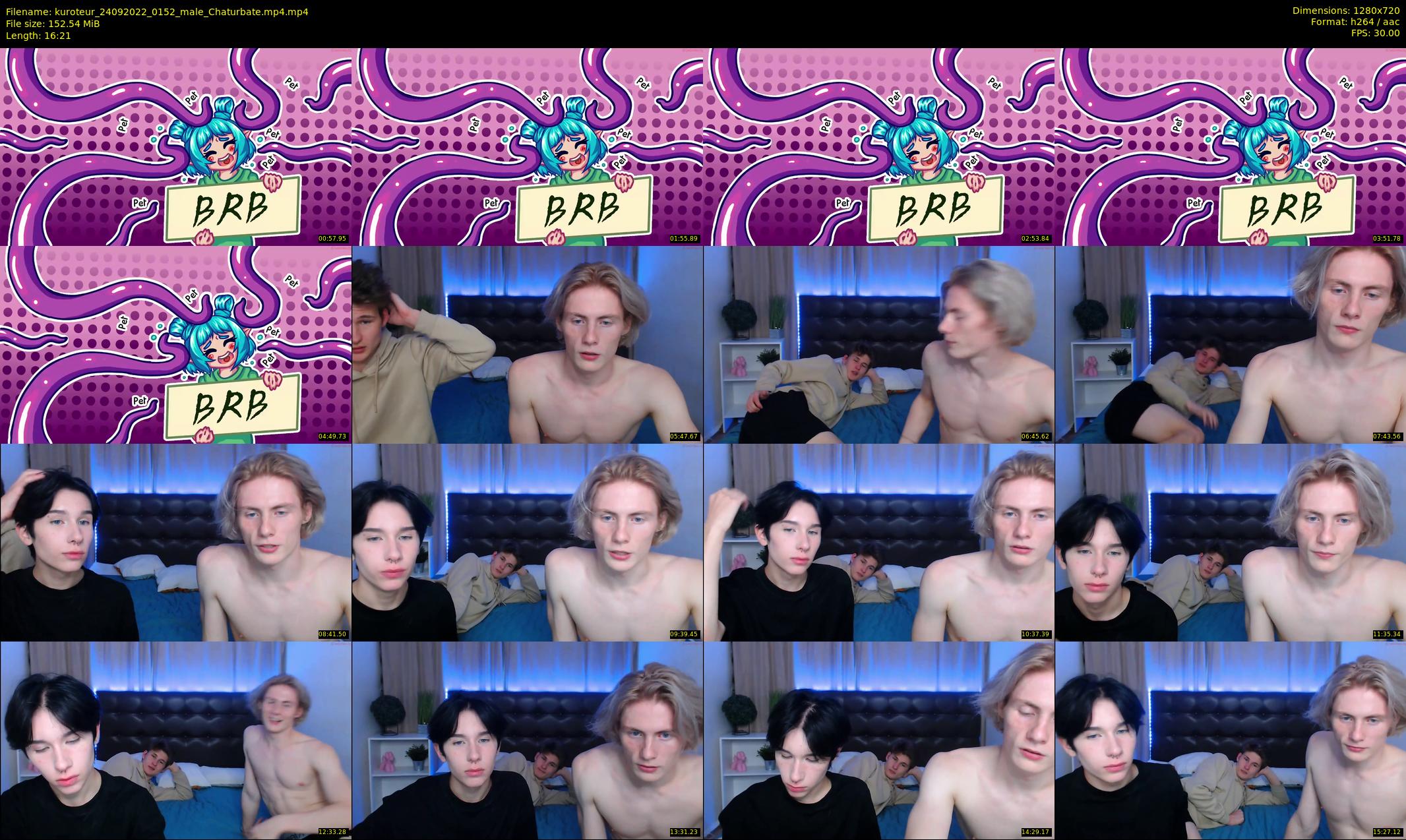 kuroteur — 17 minute Chaturbate couple cam show recording, 720p, Sep 24, 2022