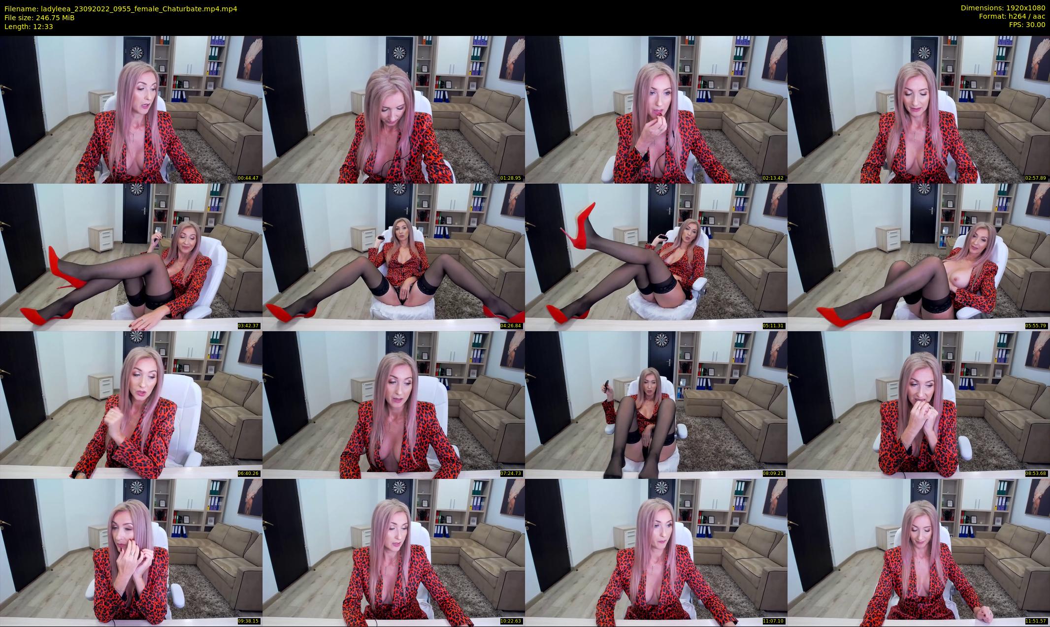 ladyleea — 13 minute Chaturbate female cam show recording, 1080p, Sep 23, 2022