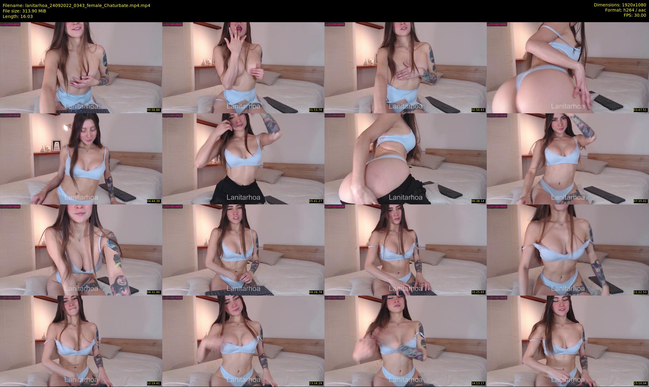lanitarhoa — 17 minute Chaturbate female cam show recording, 1080p, Sep 24, 2022