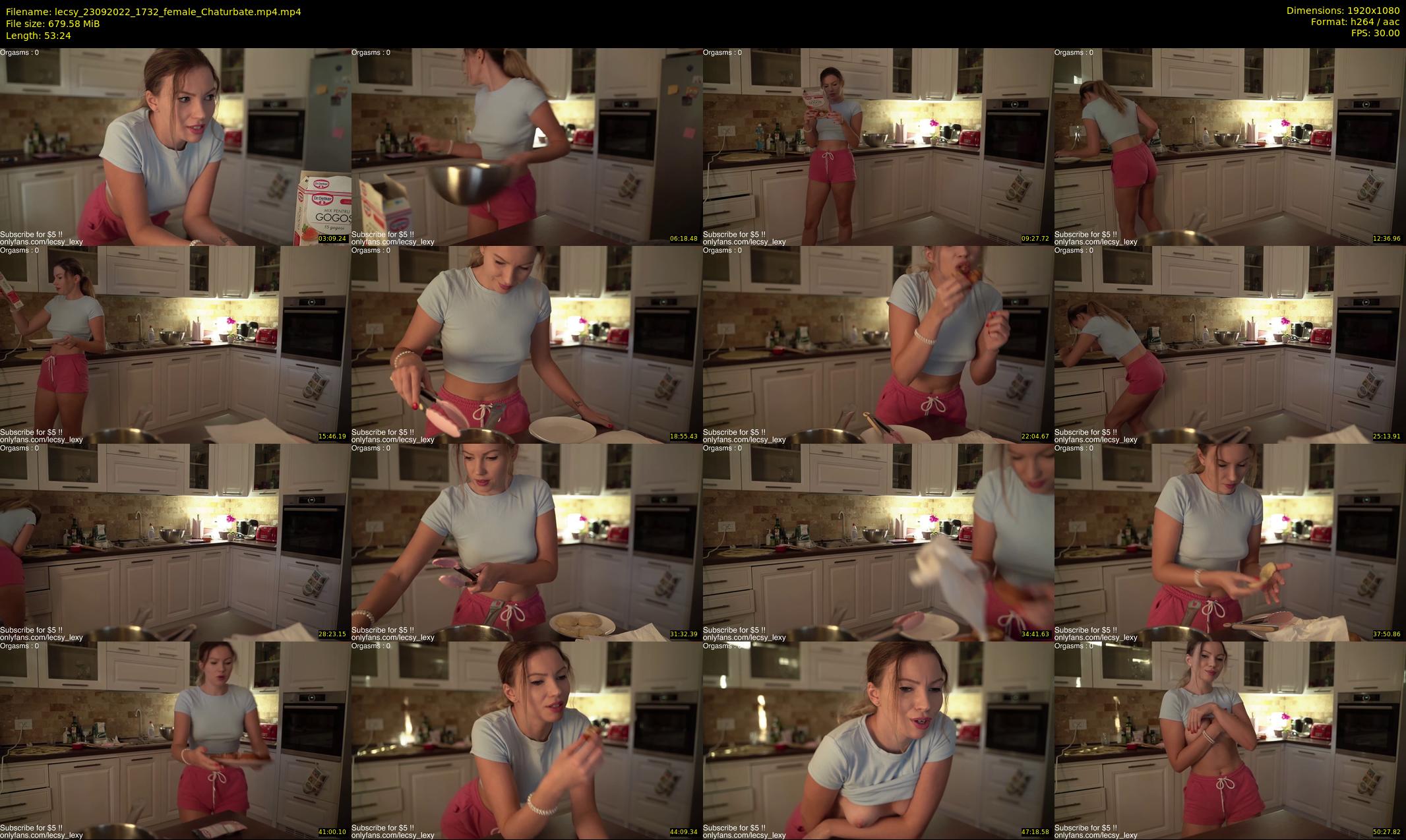 lecsy — 54 minute Chaturbate female cam show recording, 1080p, Sep 23, 2022