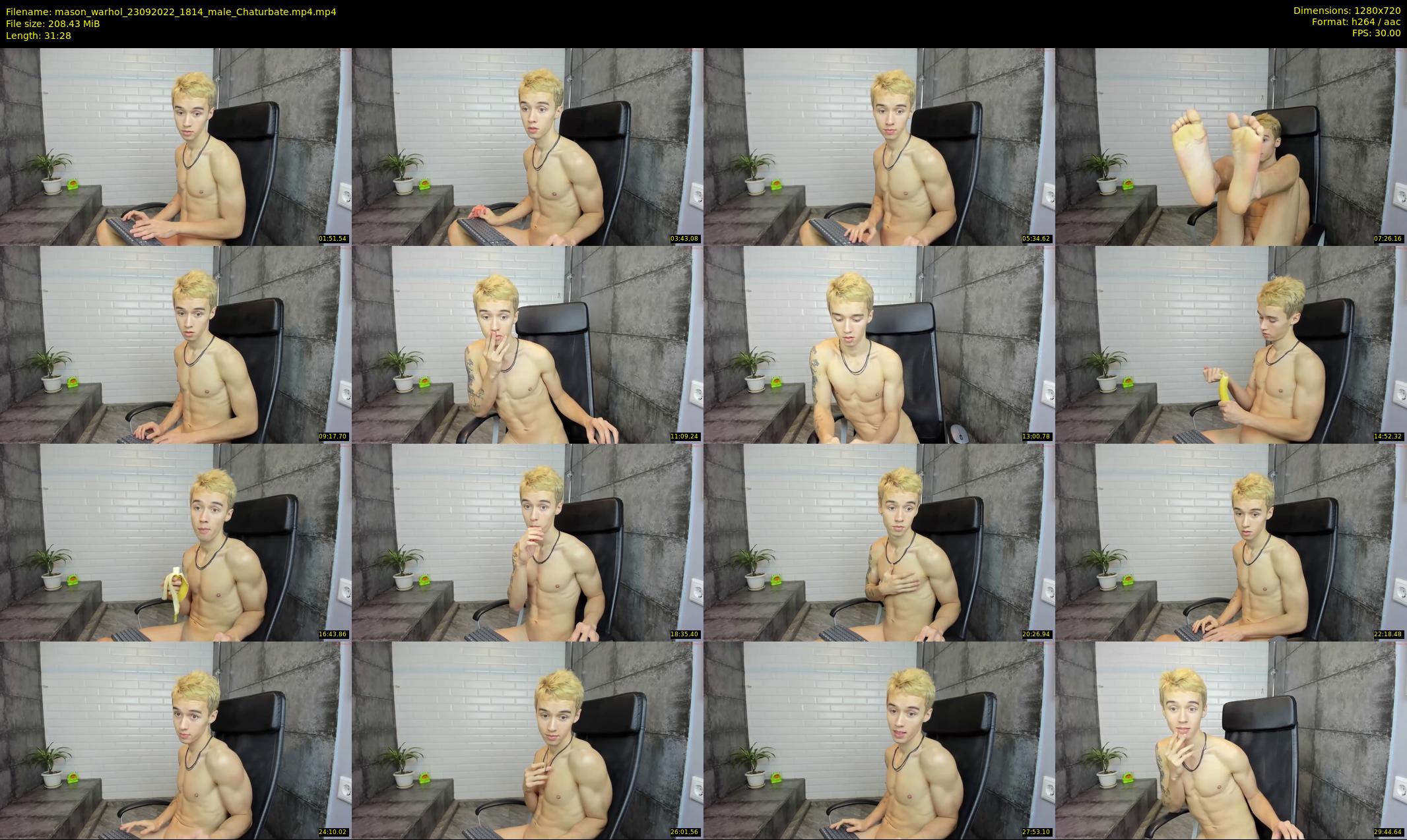mason_warhol — 32 minute Chaturbate male cam show recording, 720p, Sep 23, 2022
