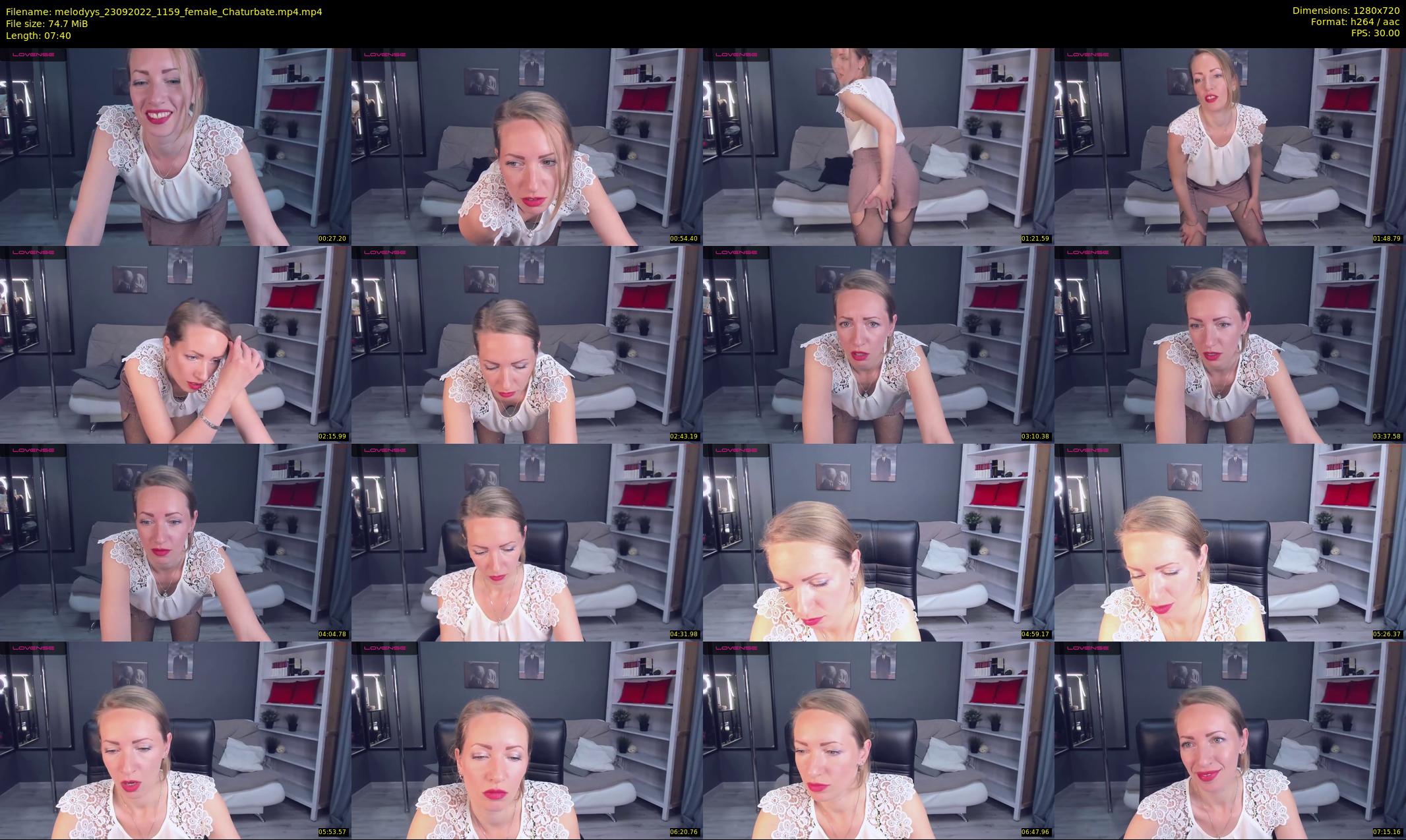 melodyys — 8 minute Chaturbate female cam show recording, 720p, Sep 23, 2022