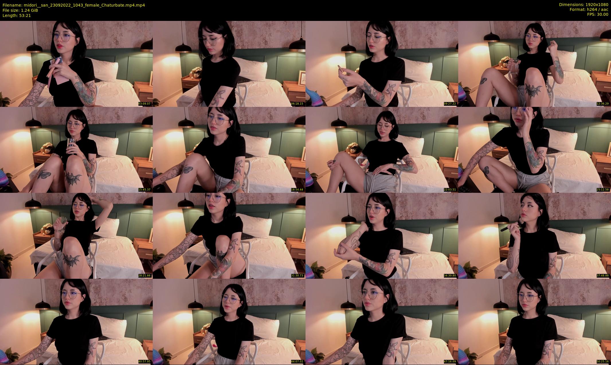 midori__san — 54 minute Chaturbate female cam show recording, 1080p, Sep 23, 2022