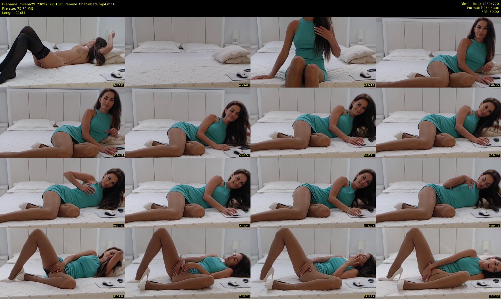 milena29 — 12 minute Chaturbate female cam show recording, 720p, Sep 23, 2022